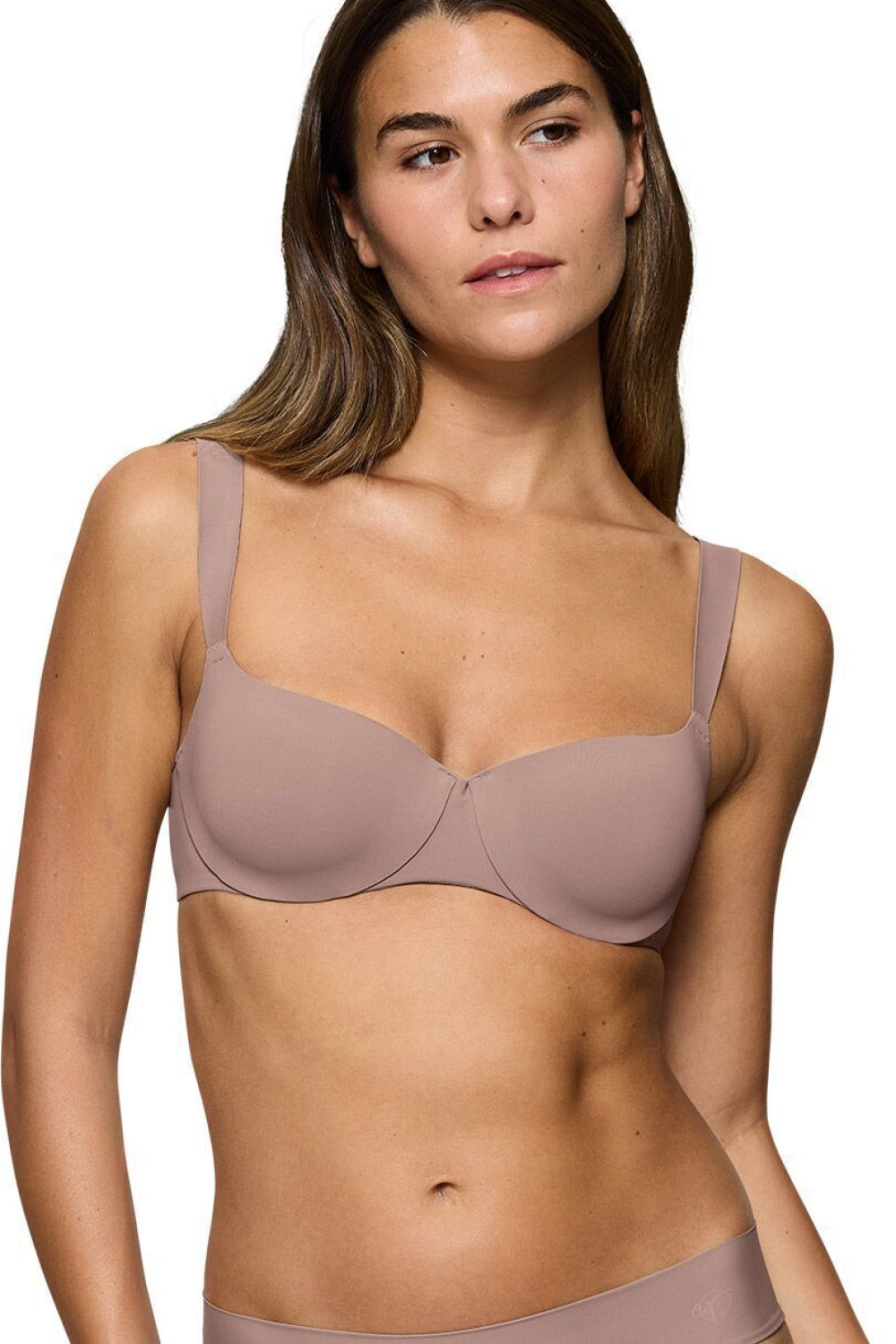 Triumph Body Make-Up Illusion Cocoa Padded Balcony Strapless Bra