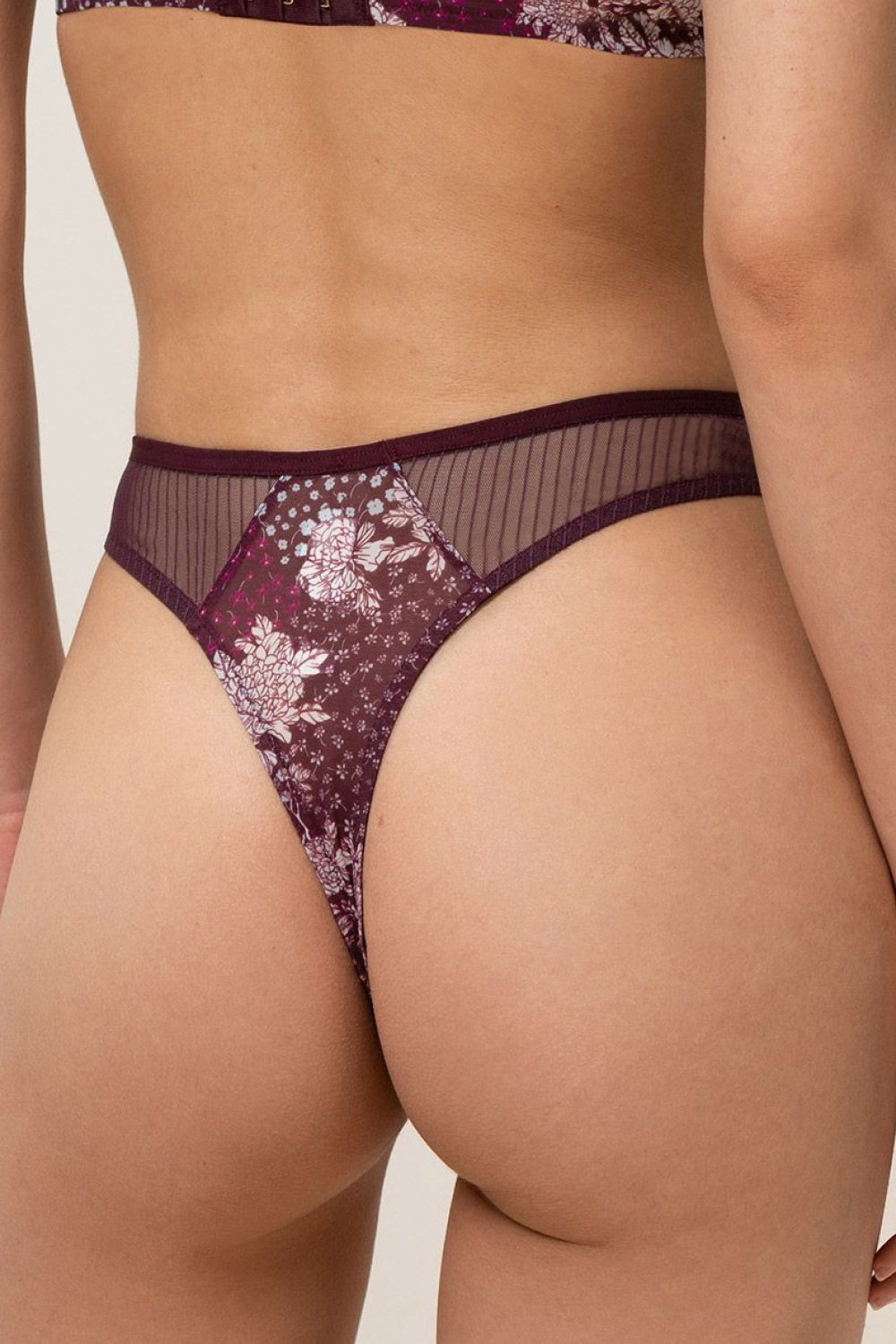 Triumph Plum High Waisted Thong - view 3
