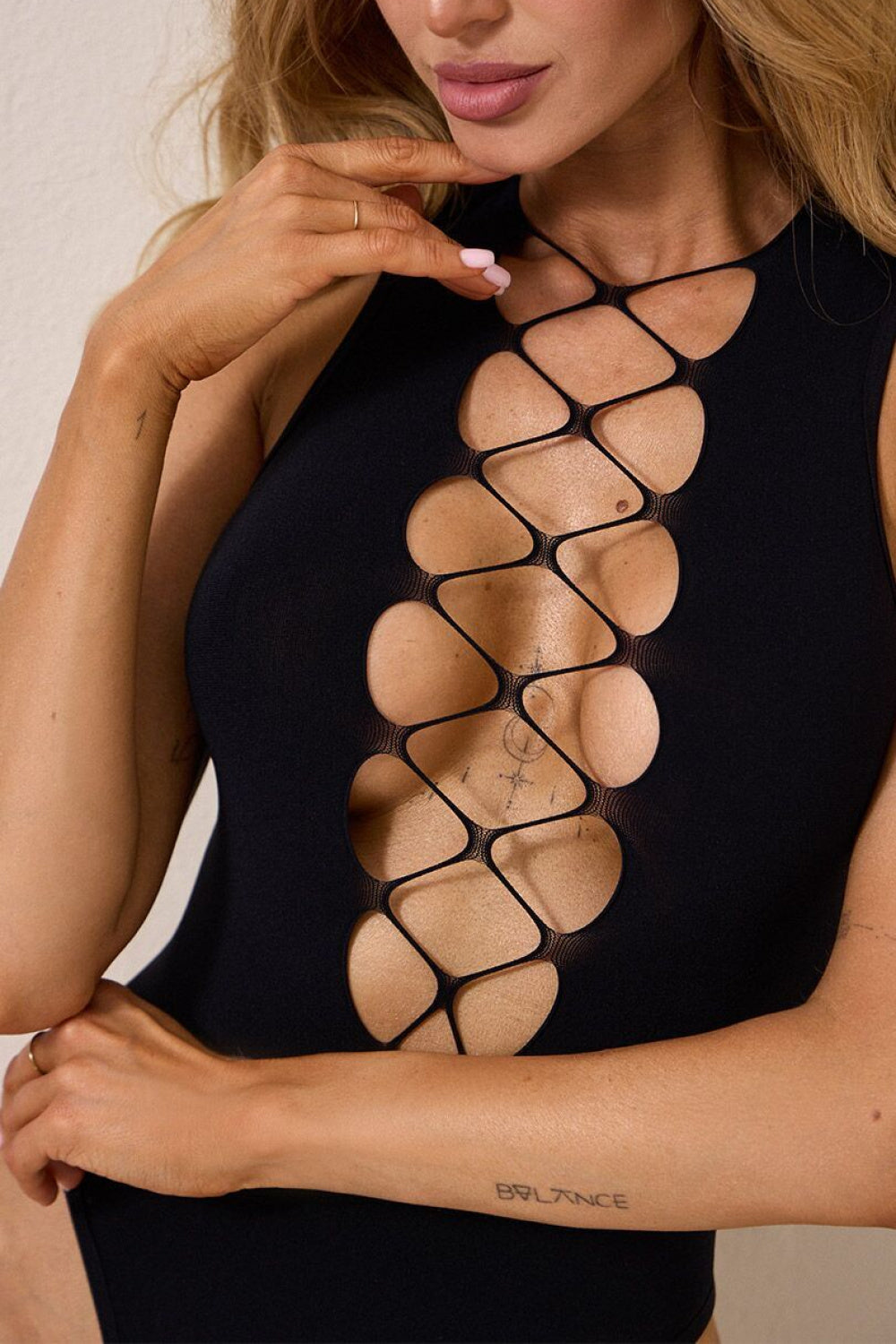 Pure Sin All Day Black Bodysuit - view 4