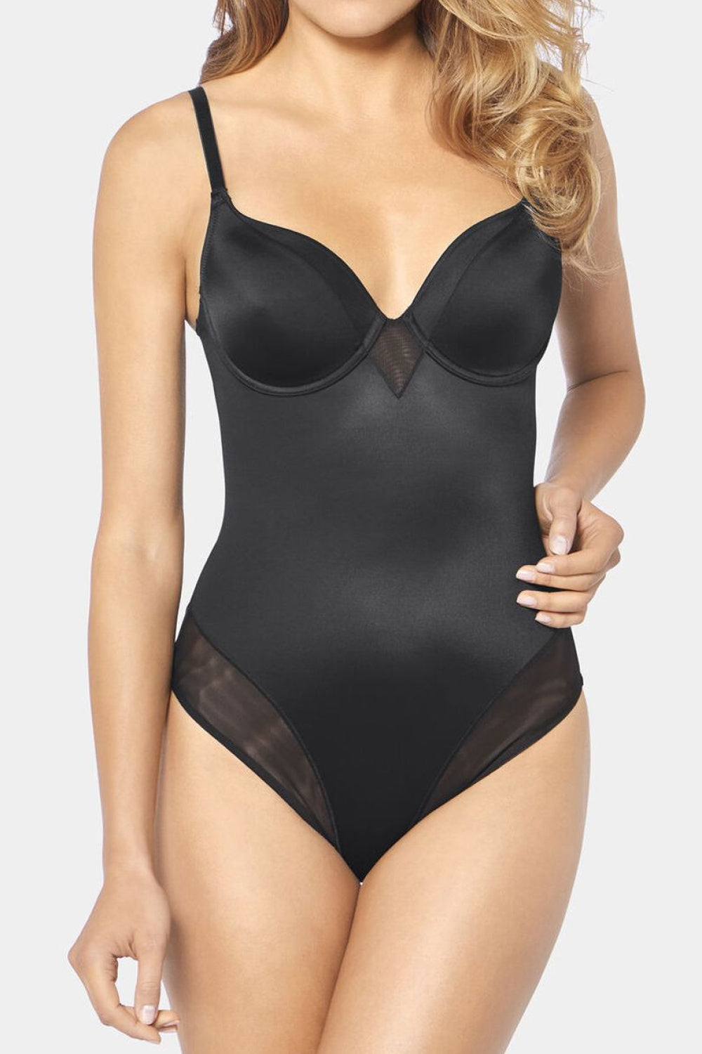 Triumph True Shape Sensation Black Underwired Shapewear Bodysuit - view 2