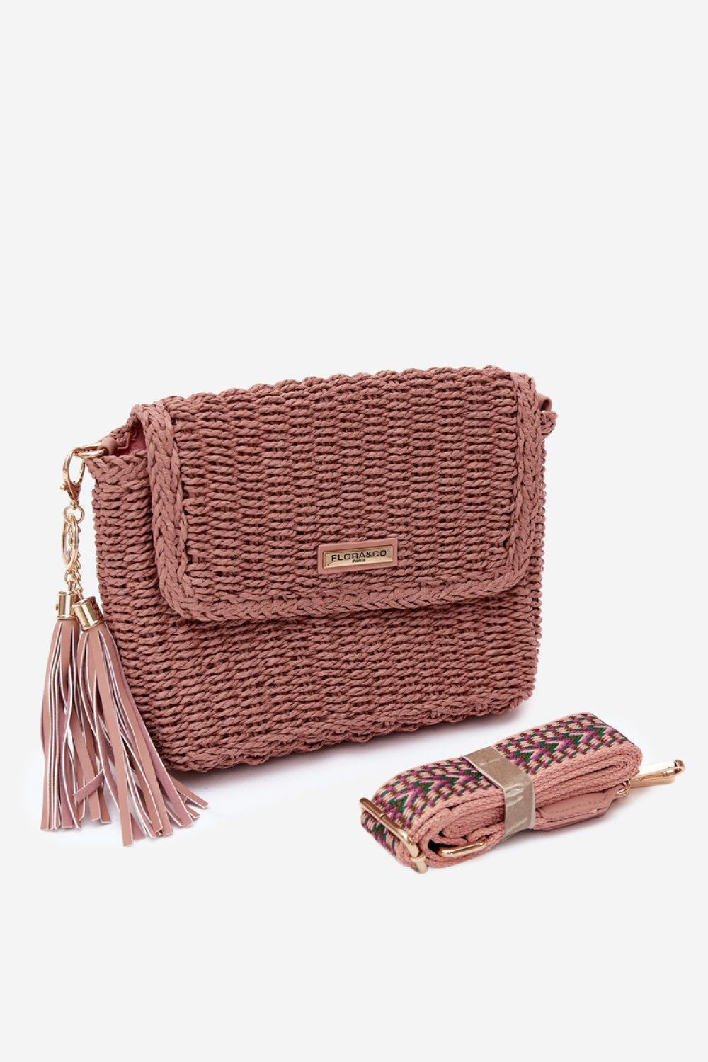 Step In Style Tamara Pink Crossbody Bag