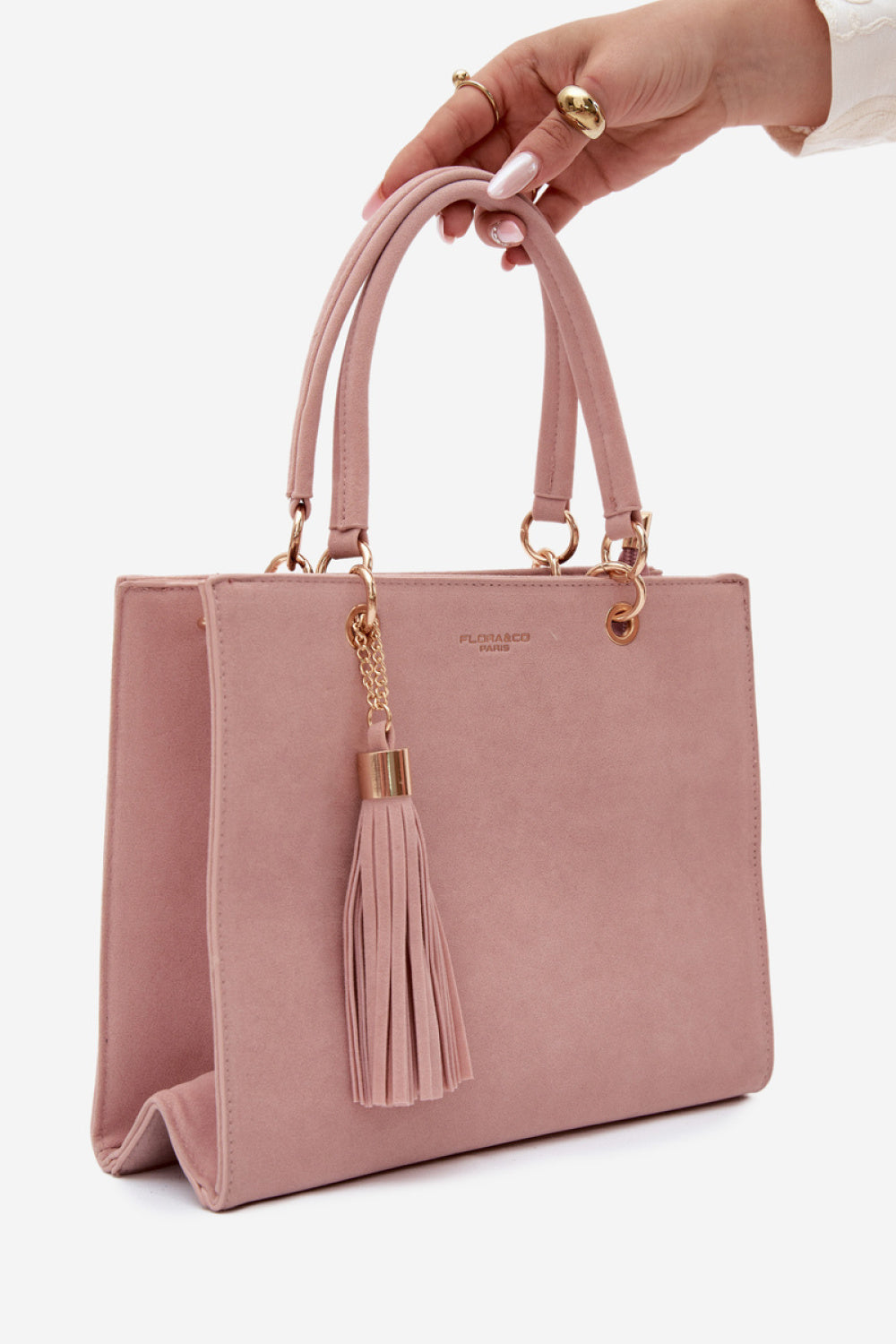 Step In Style Ottilie Rose Pink Faux Leather Handbag - view 2