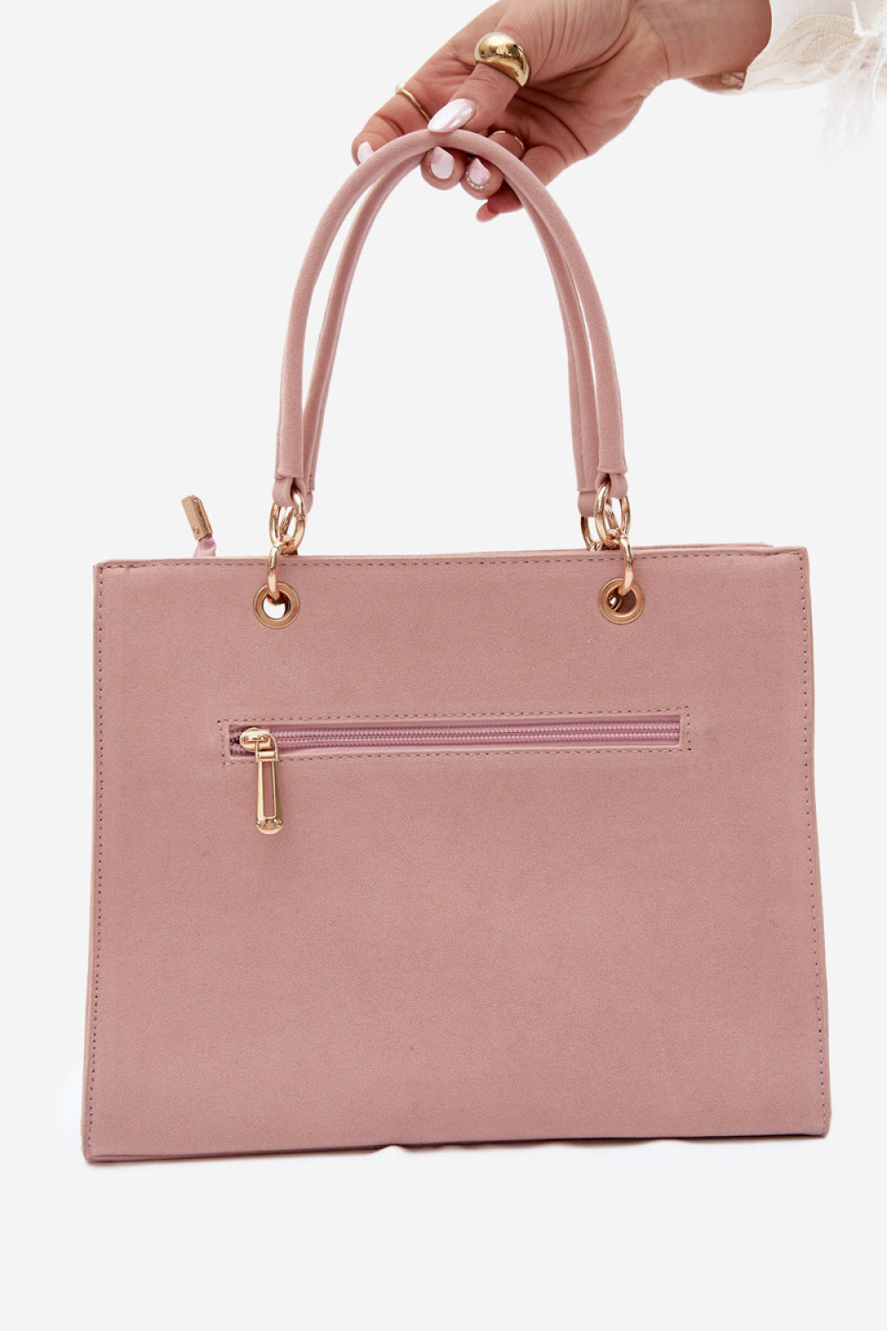 Step In Style Ottilie Rose Pink Faux Leather Handbag - view 3