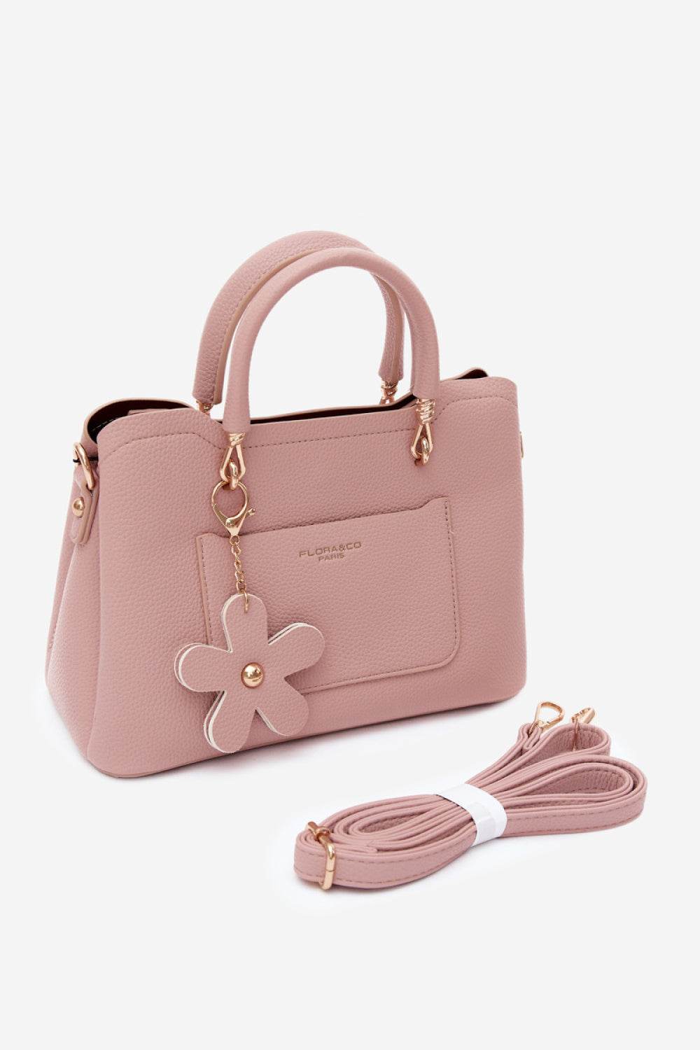 Step In Style Noomi Rose Pink Faux Leather Handbag