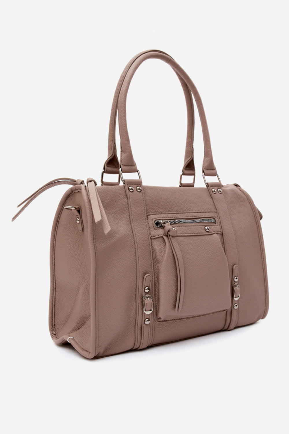 Step In Style Nolita Beige Faux Leather Handbag - view 2