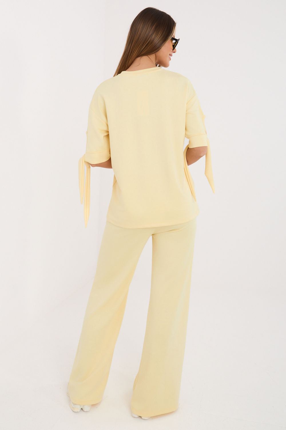 Relevance Light Yellow Wide Leg Co-Ord Set - view 2