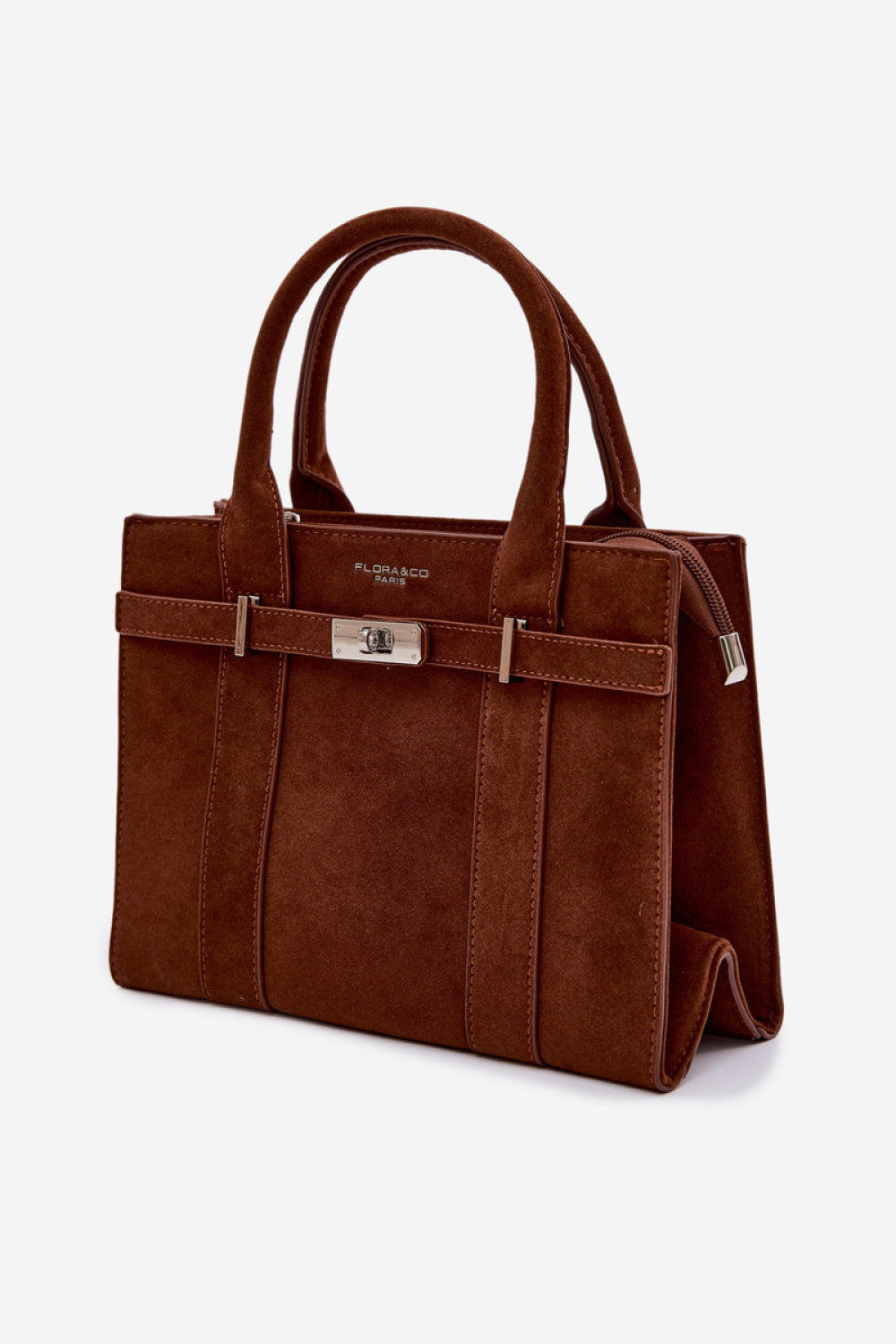 Step In Style Noressa Camel Faux Suede Handbag - view 2