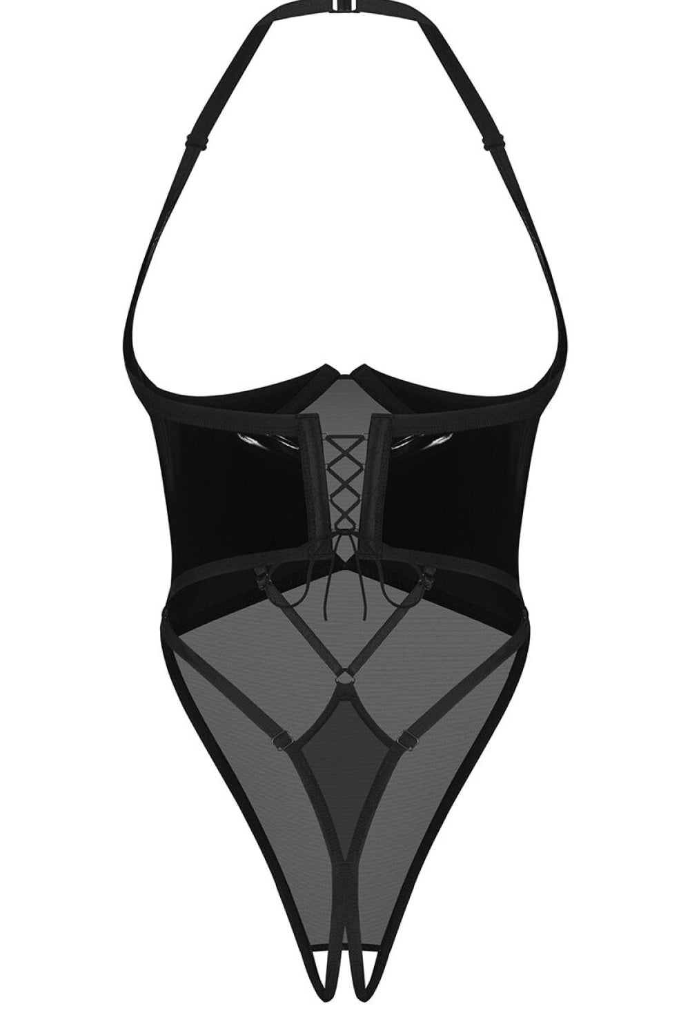 Obsessive Rolleya Black Mesh Underwired Bodysuit - view 3
