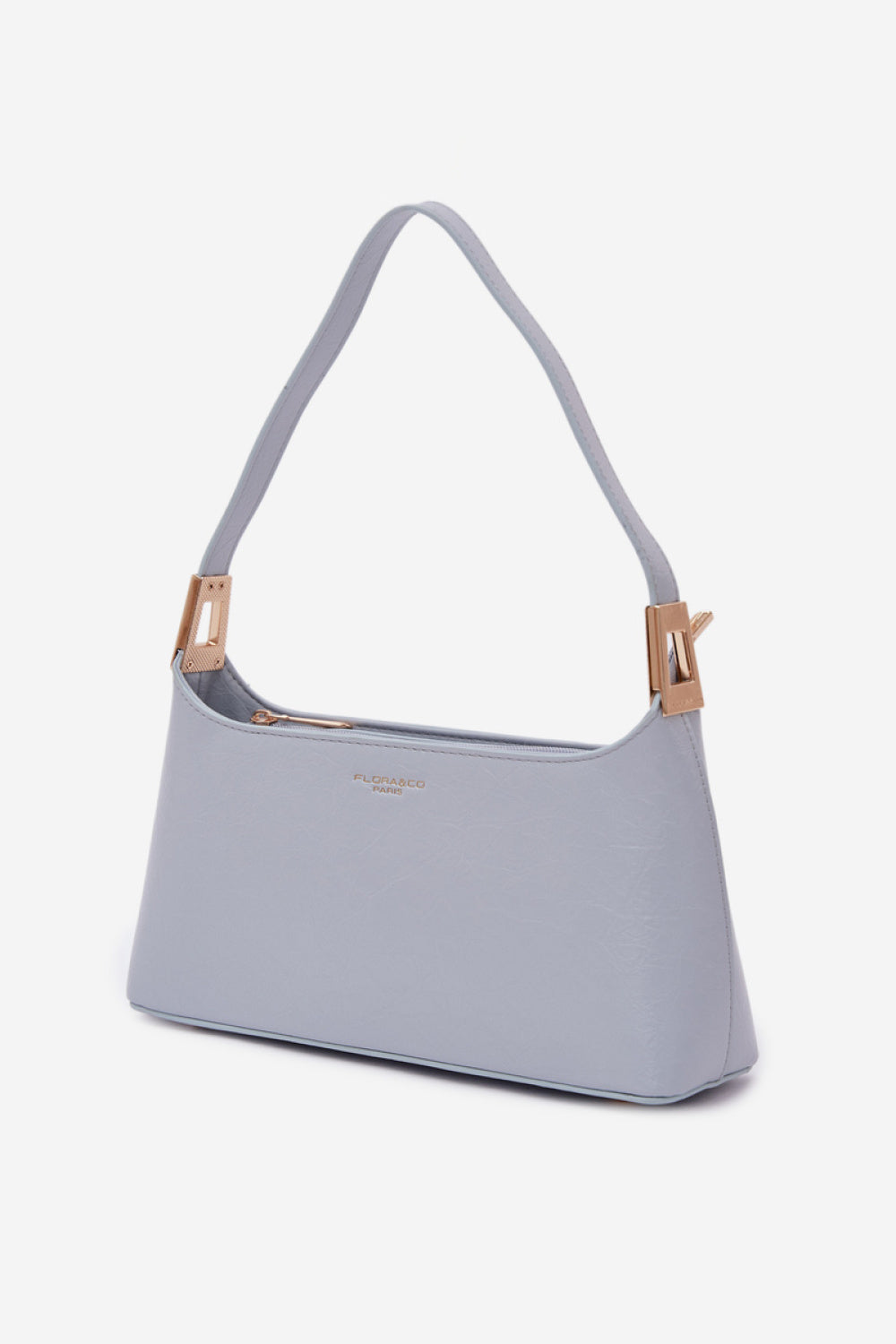Step In Style Tielle Blue Faux Leather Handbag