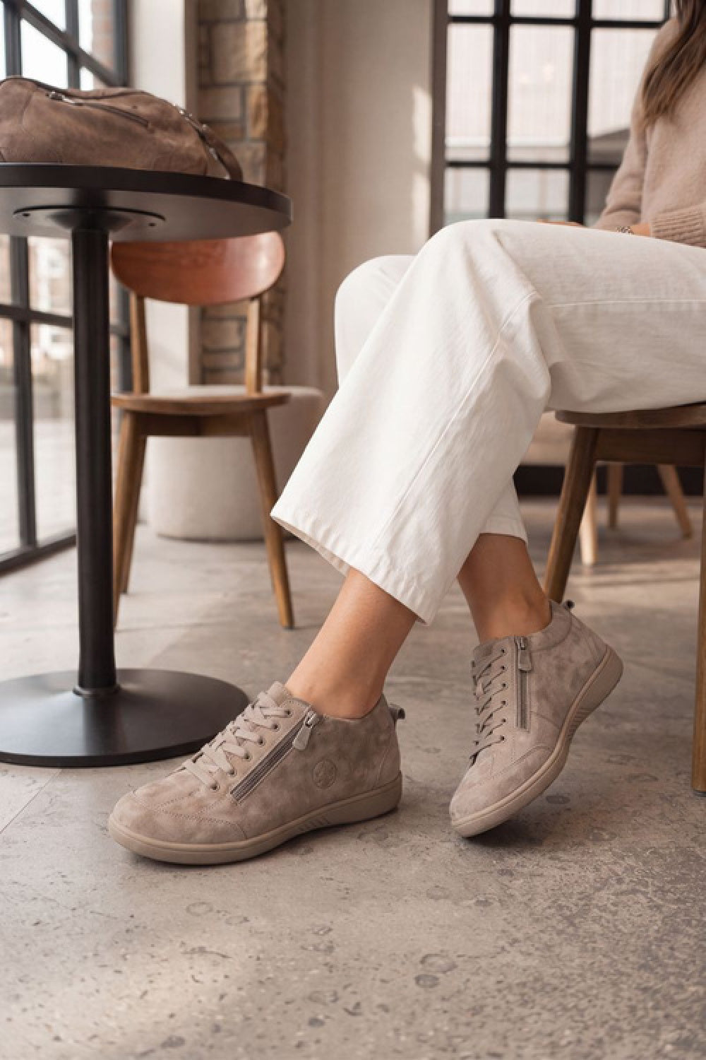 Step In Style Bindle Beige Suede Shoes - view 3