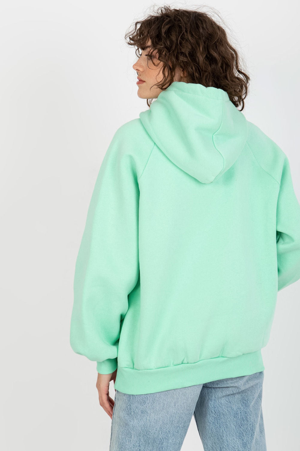 Ex Moda Mint Oversized Hooded Sweatshirt - view 3