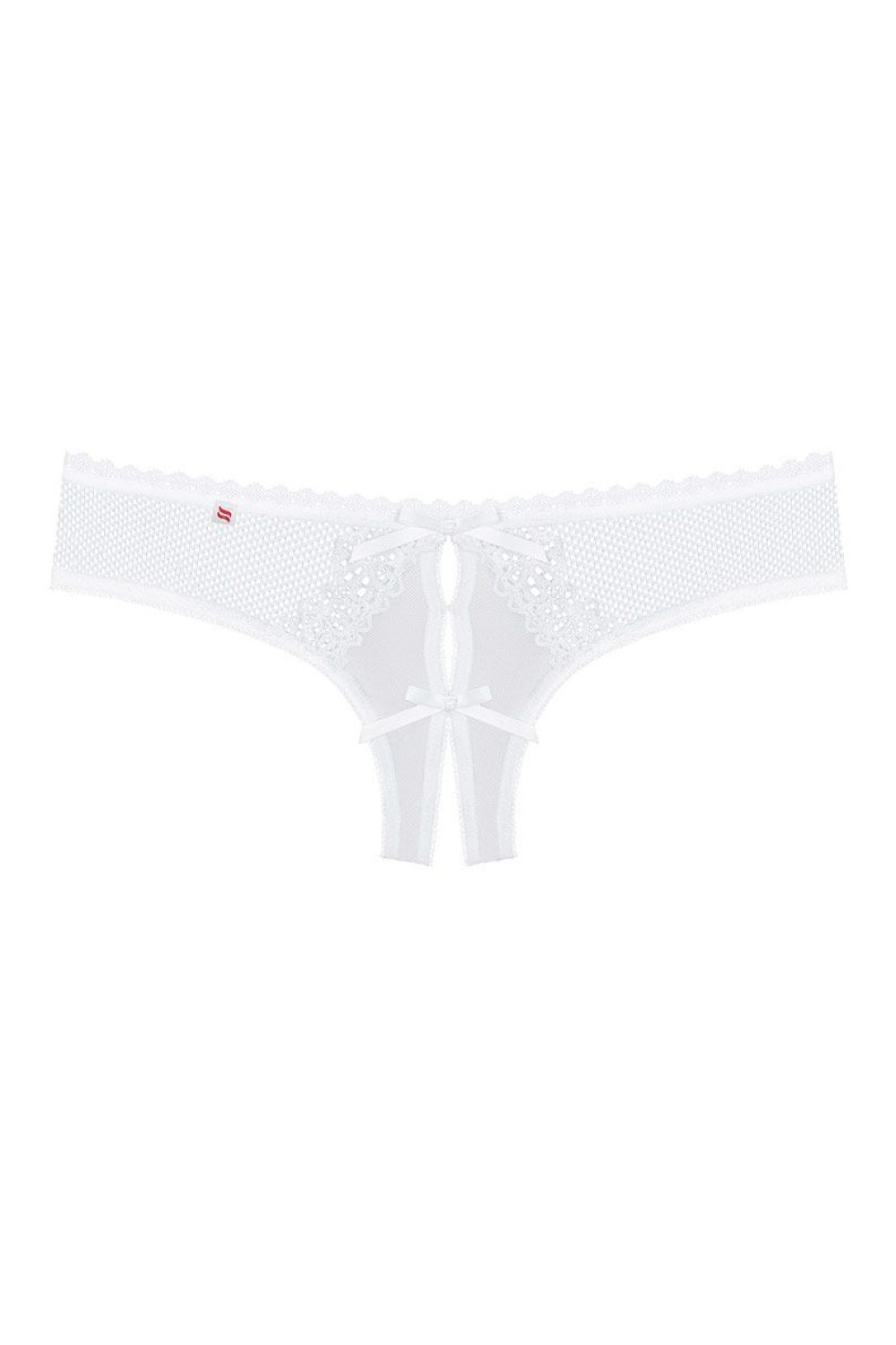 Obsessive Alabastra White Lace Thong - view 2