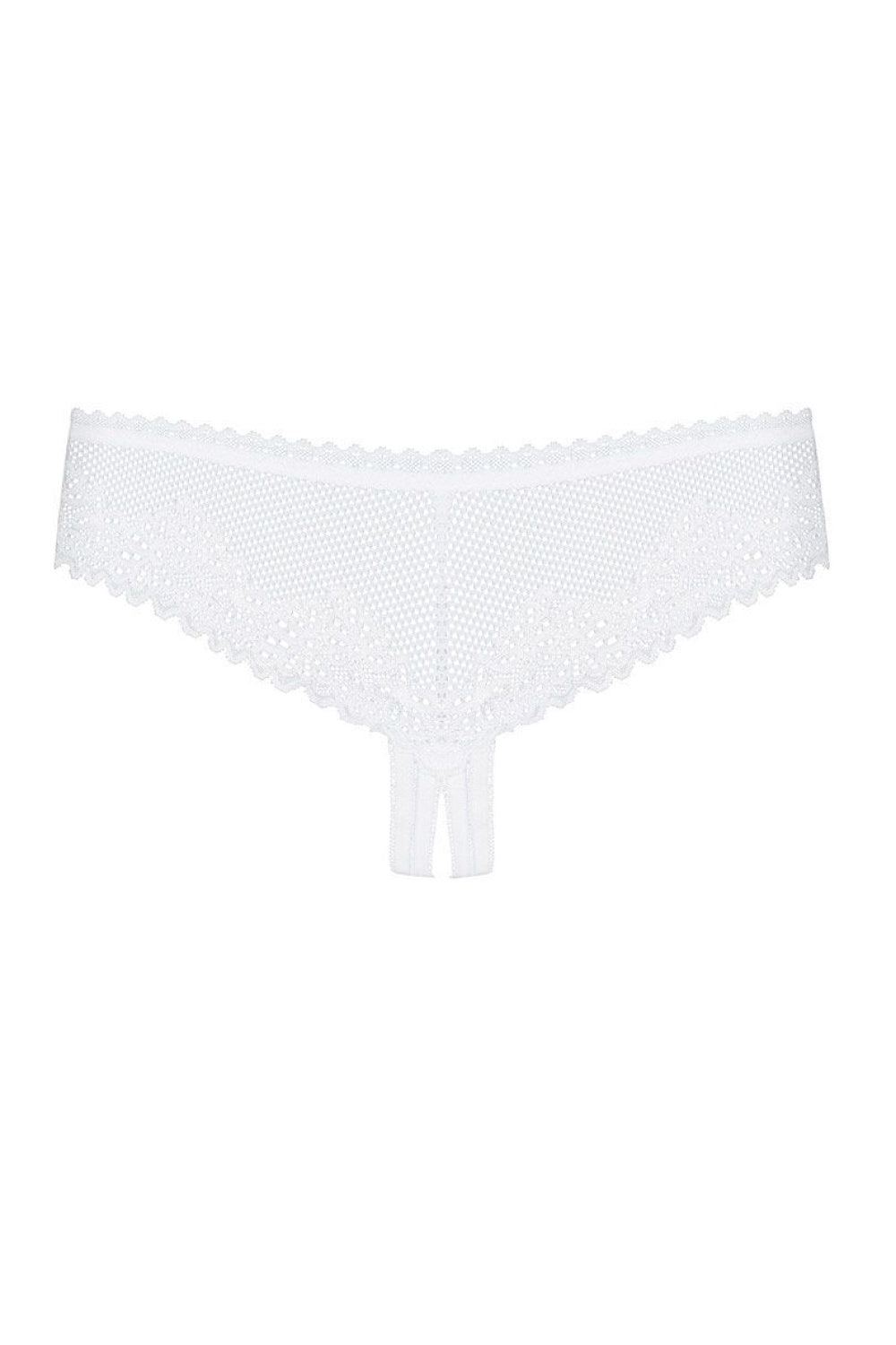 Obsessive Alabastra White Lace Thong - view 4