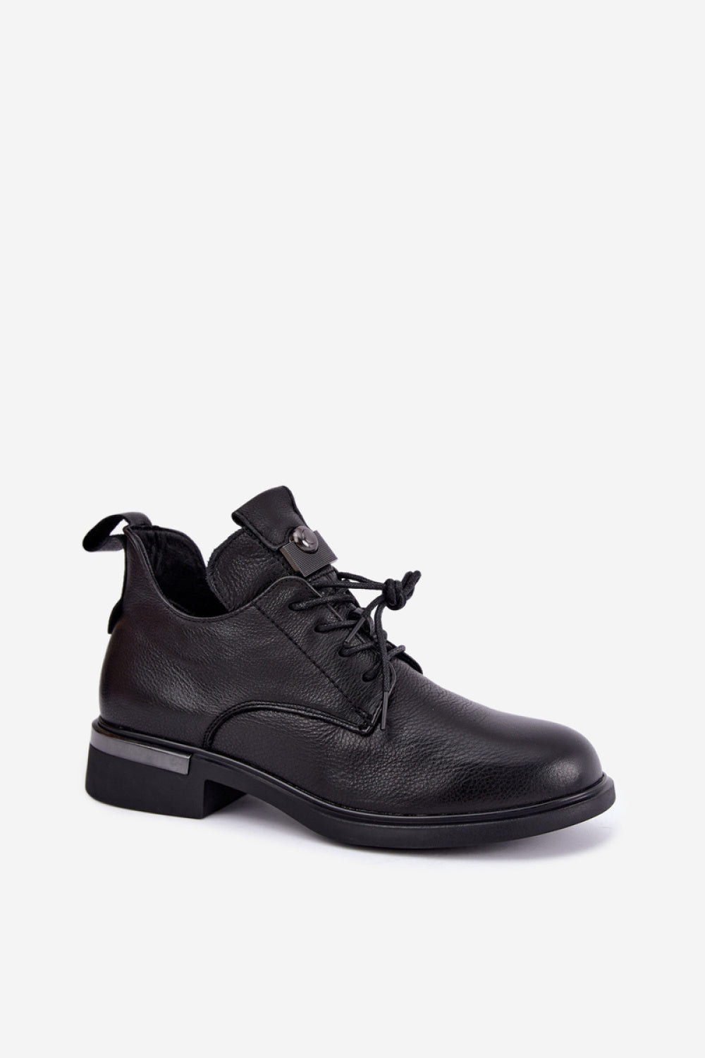 Step In Style Vinceza Black Leather Flat Boots - view 2