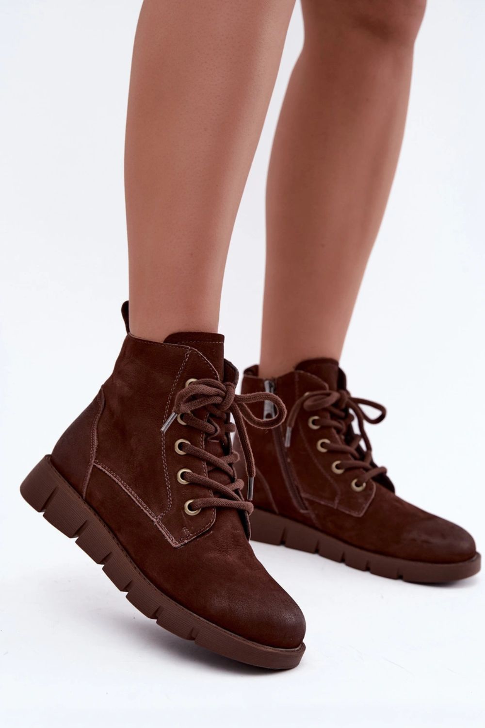 Step In Style Vinceza Chocolate Leather Warm Lined Boots - view 3