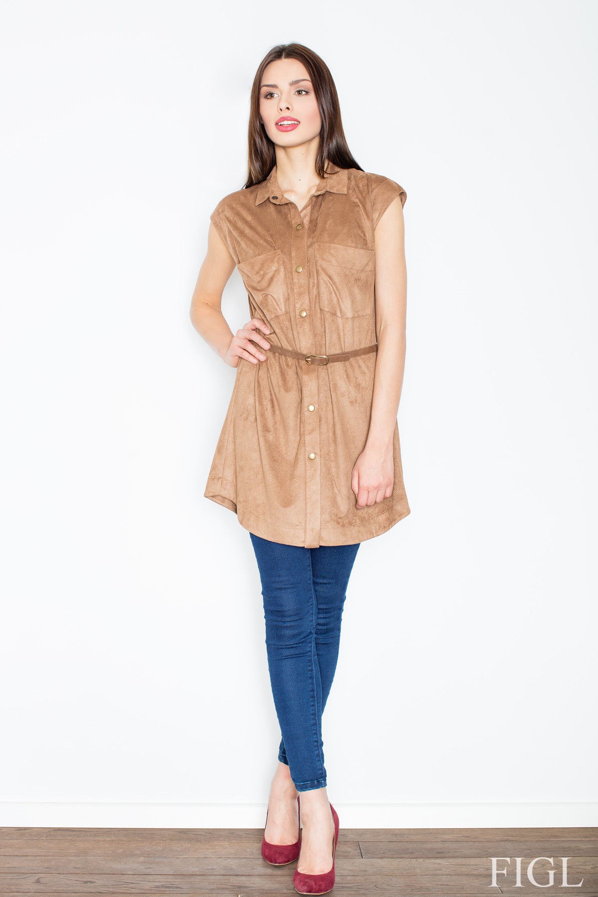Figl Brown Dress