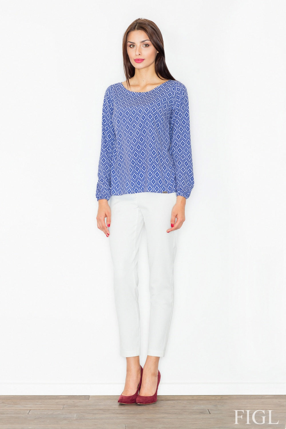 Figl Multicolour Long Sleeve Blouse - view 2