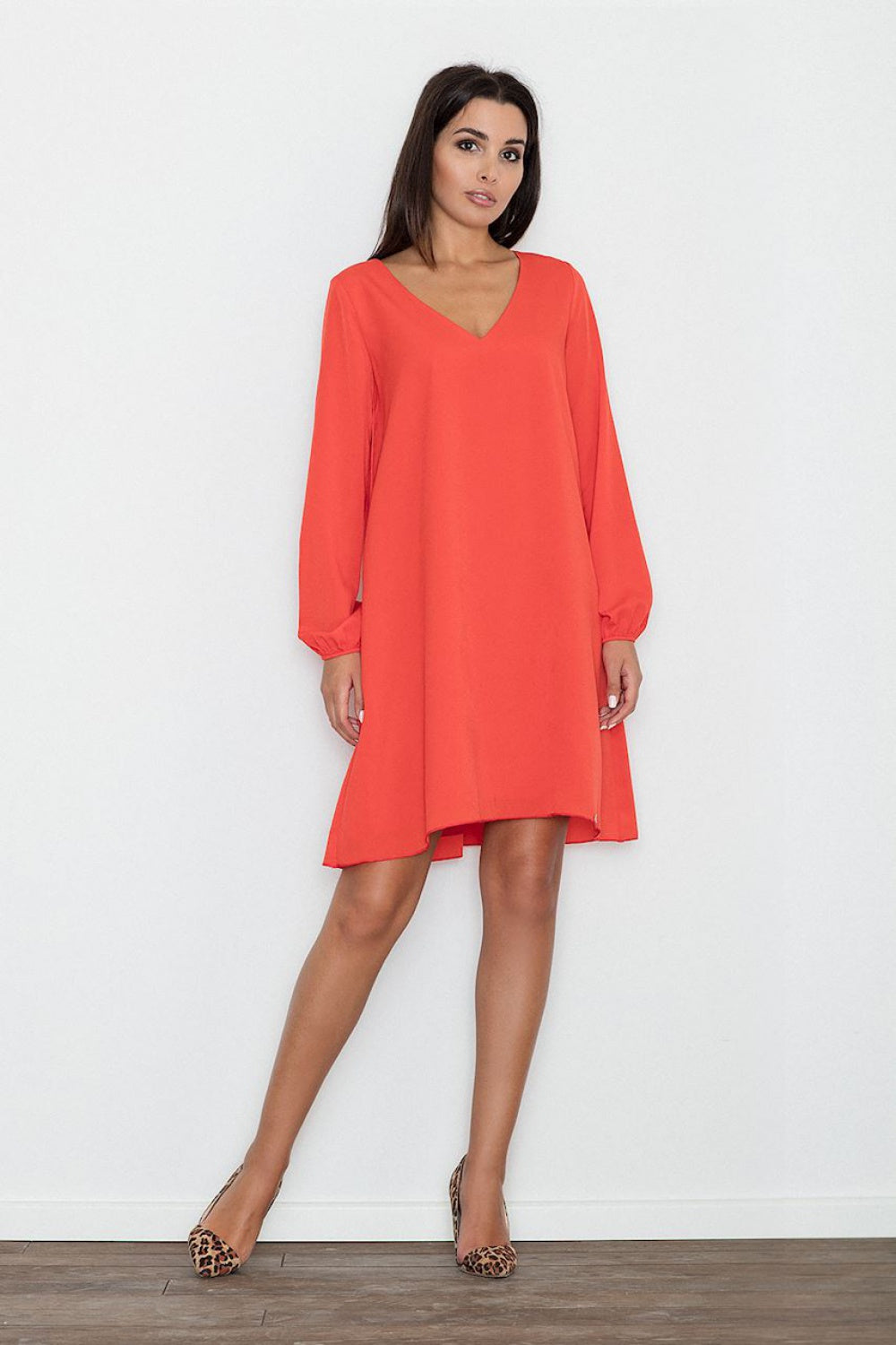 Figl Red Loose Fit Dress