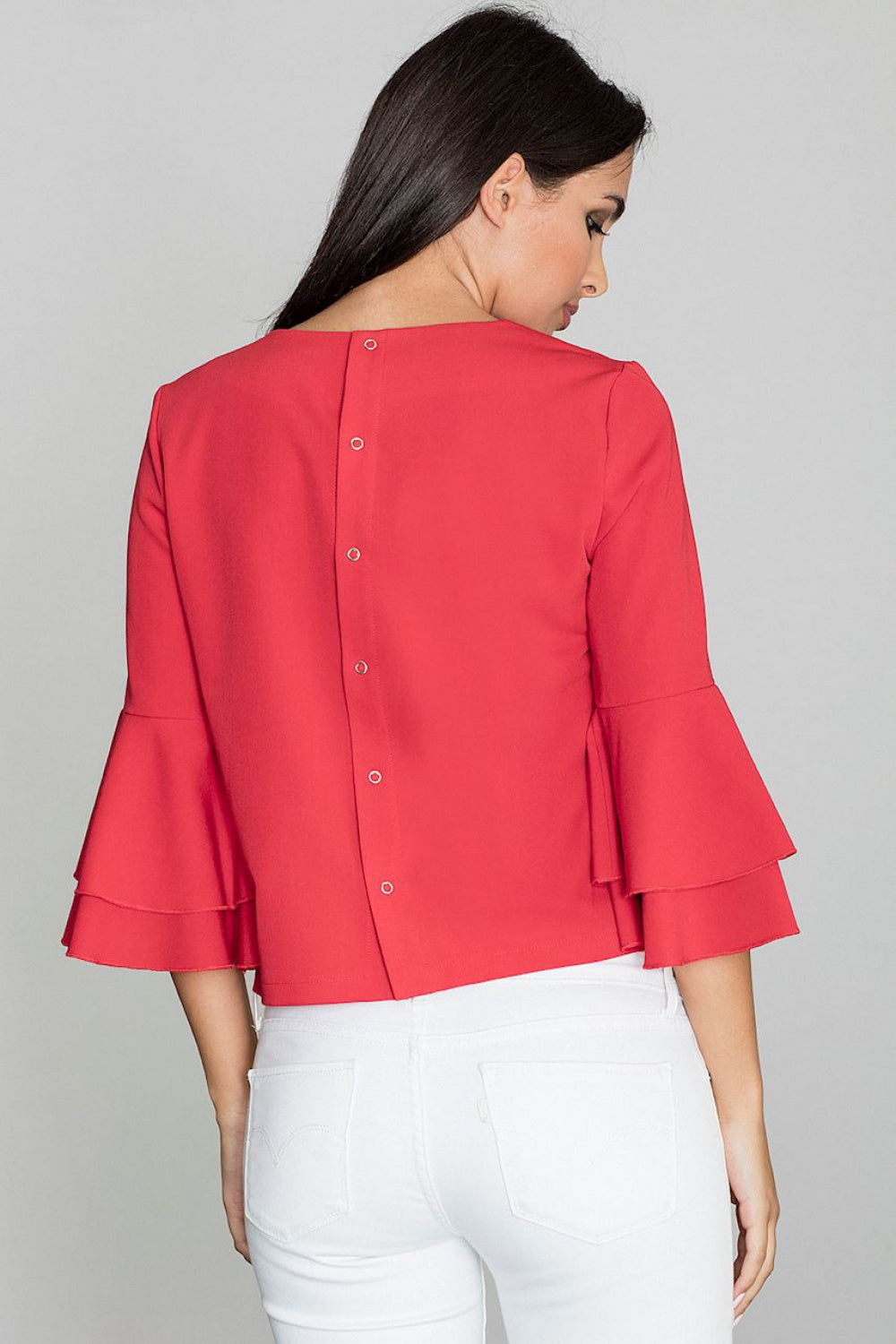 Figl Red Blouse - view 2