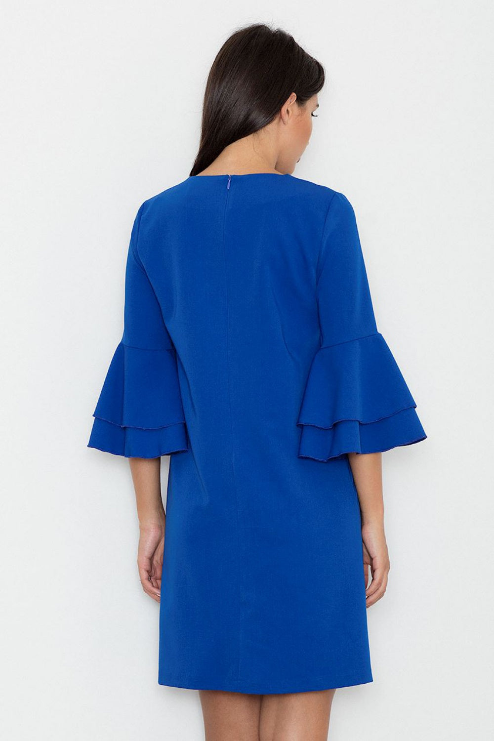 Figl Blue Loose Fit Polyester Dress - view 2