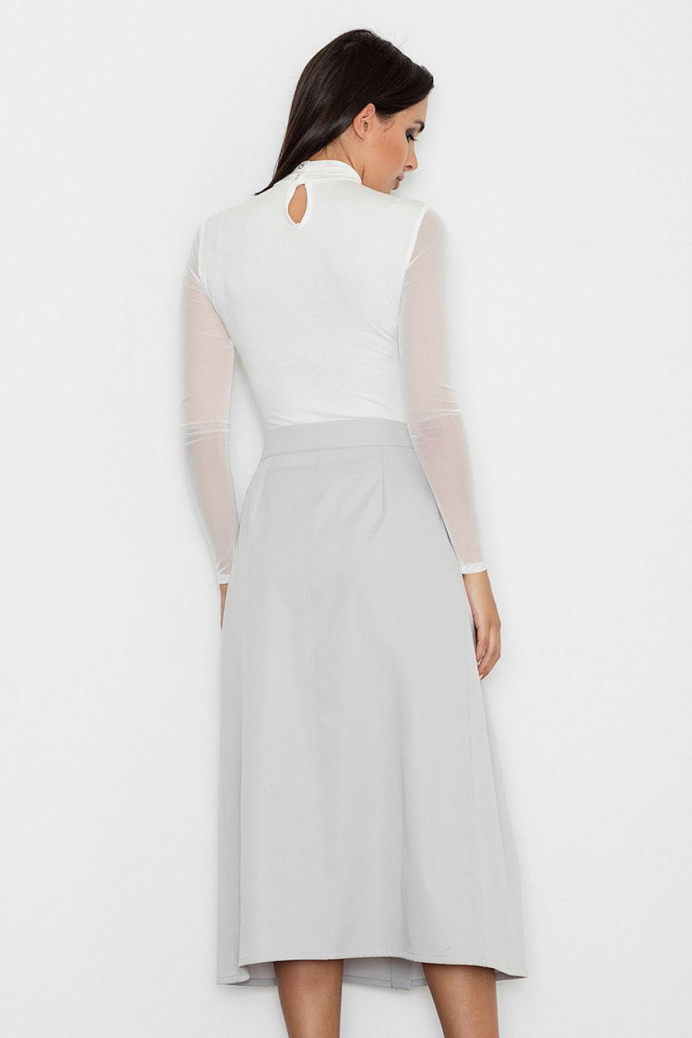Figl Grey Maxi Skirt - view 2