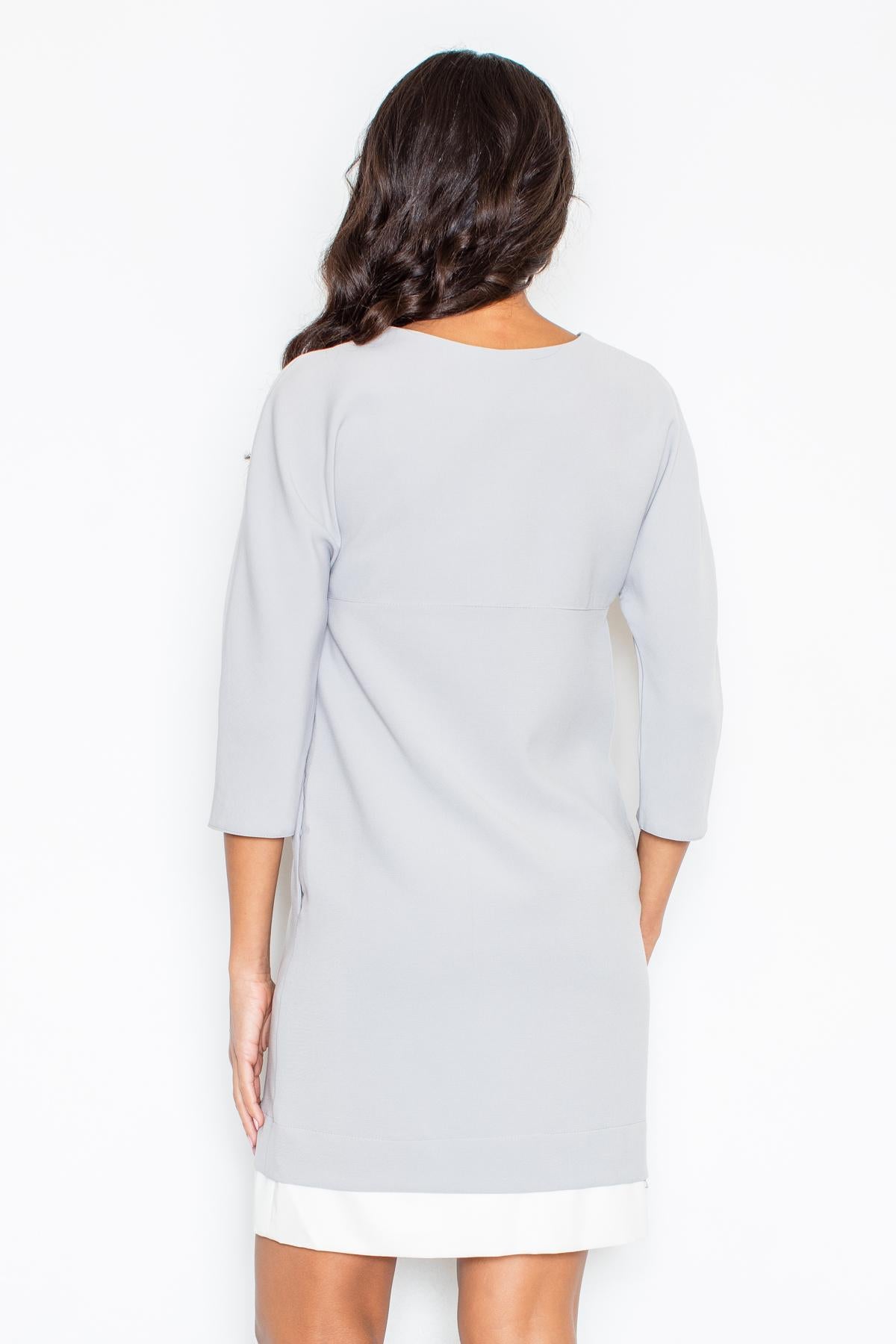 Figl Grey Polyester Dress - view 2