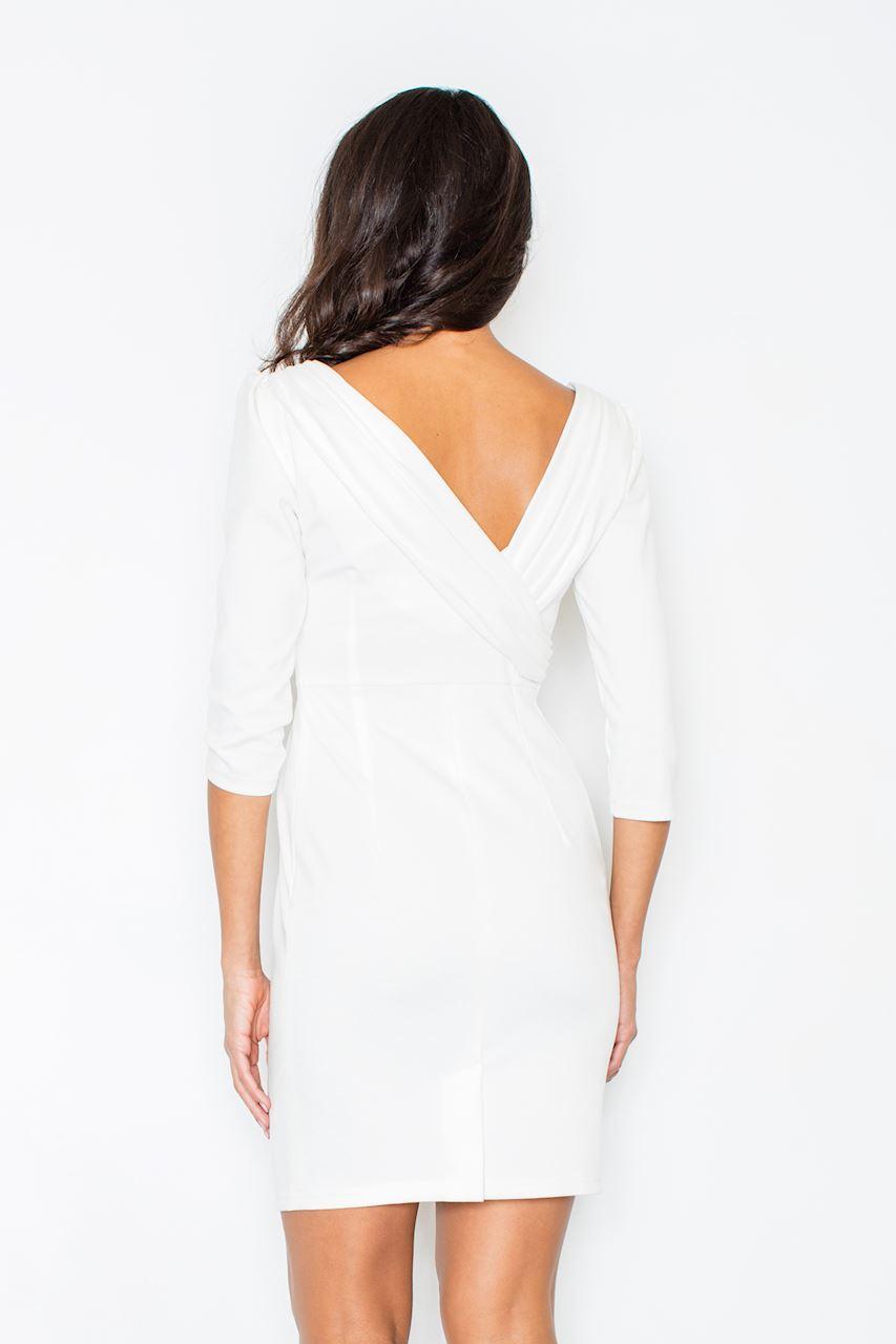 Figl Ecru Bodycon Cocktail Dress - view 2