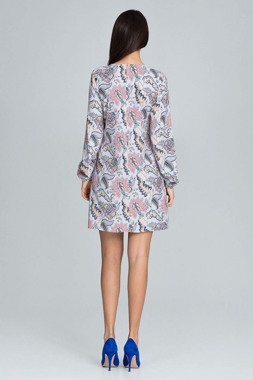 Figl Patterned Floral Dress - view 3