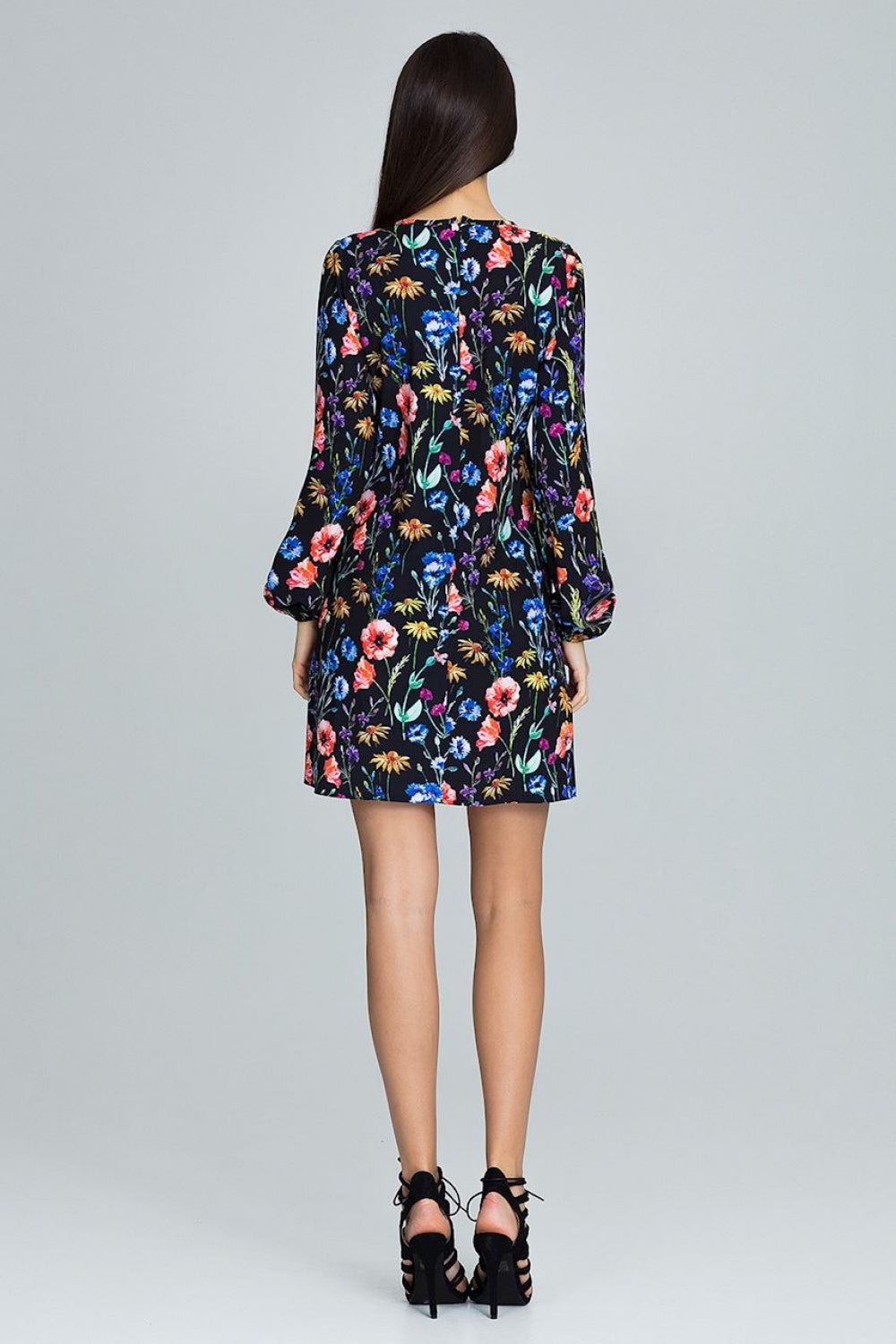 Figl Patterned Floral Dress - view 3