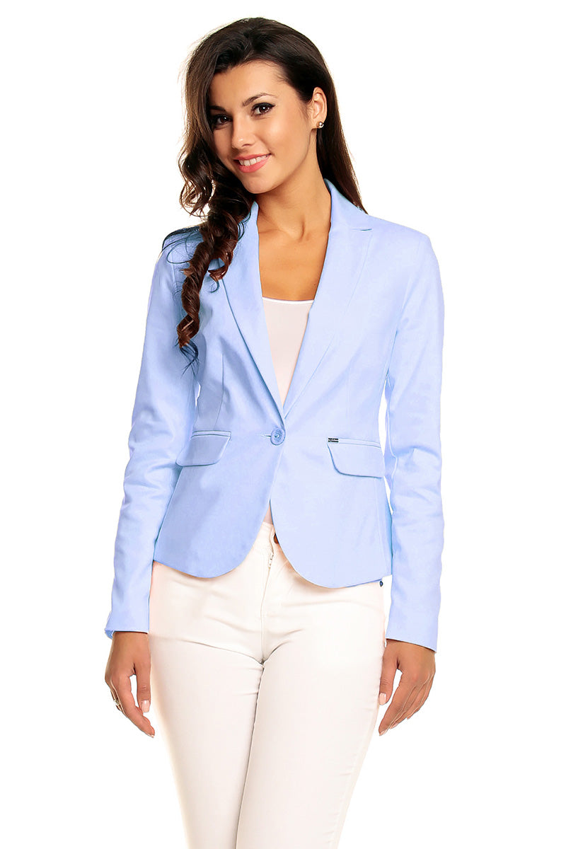 Cabba Blue Cotton Jacket