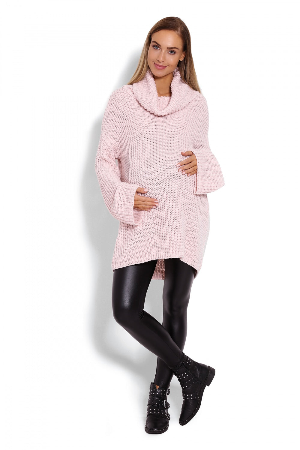 PeeKaBoo Powder Pink Maternity Jumper - view 2