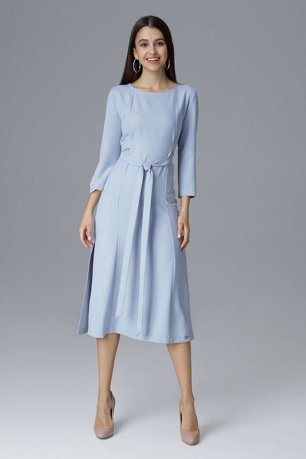 Figl Sky Blue Cocktail Dress - view 2