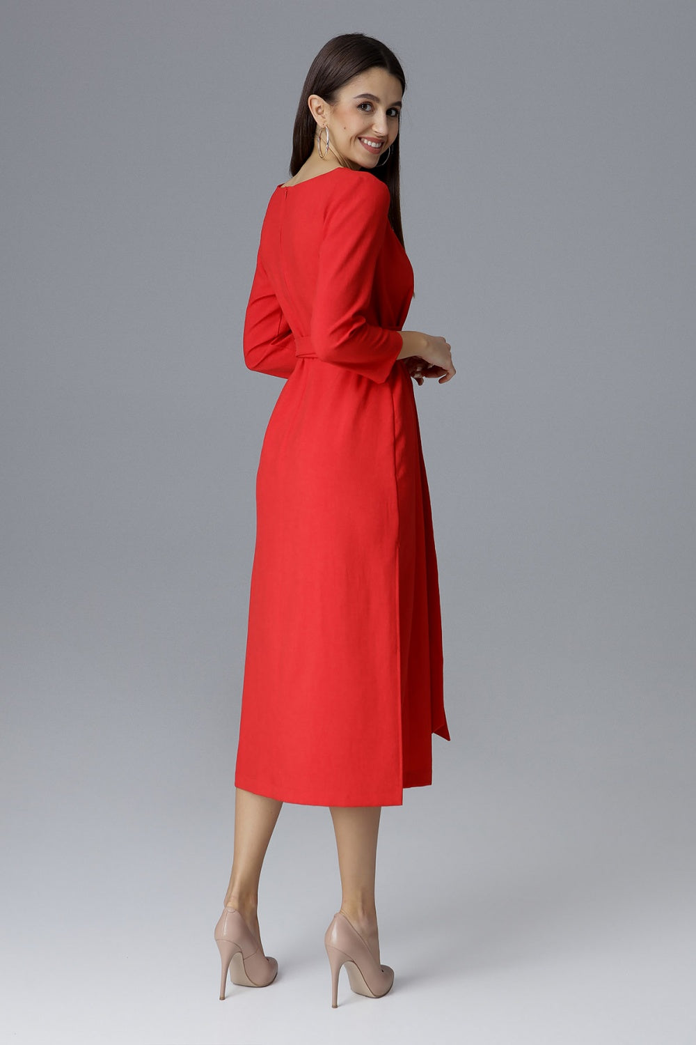 Figl Red Cocktail Dress - view 3
