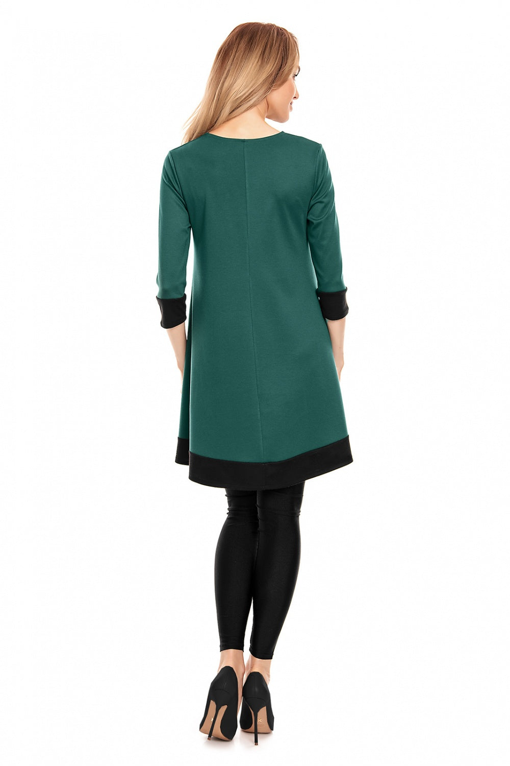 PeeKaBoo Green Mini Maternity Dress - view 3