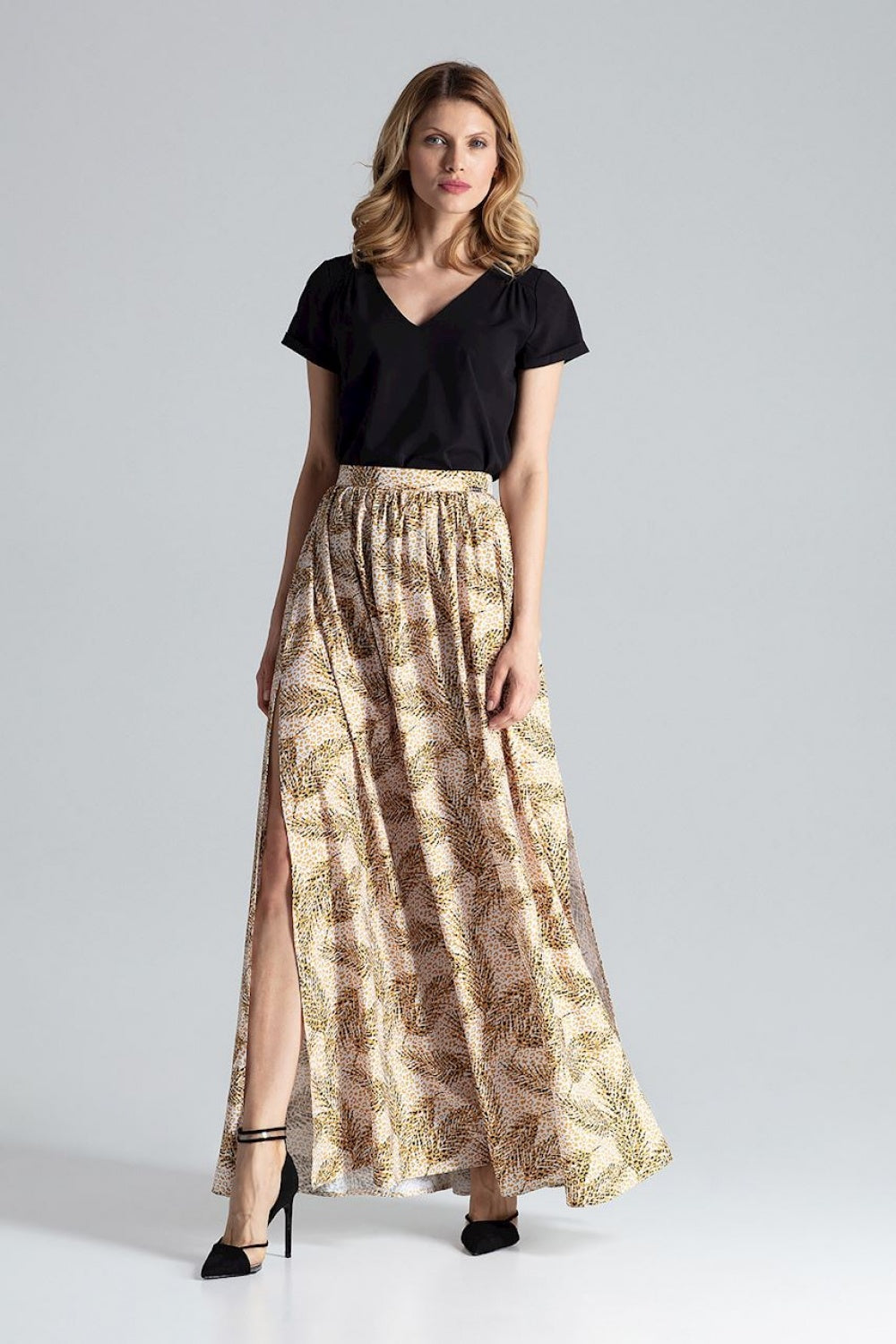 Figl Patterned Maxi Skirt - view 2