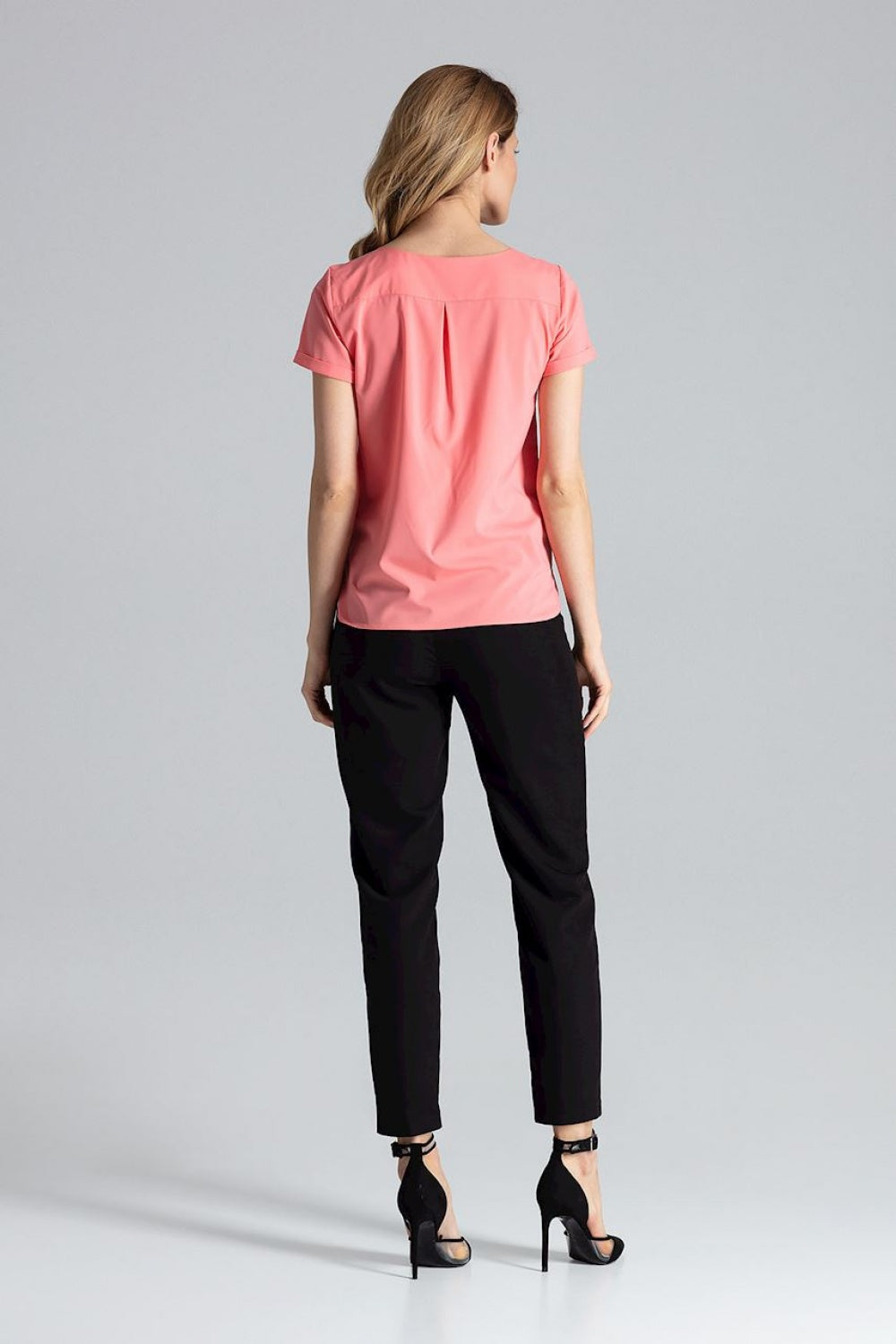 Figl Coral Pleated Blouse - view 4