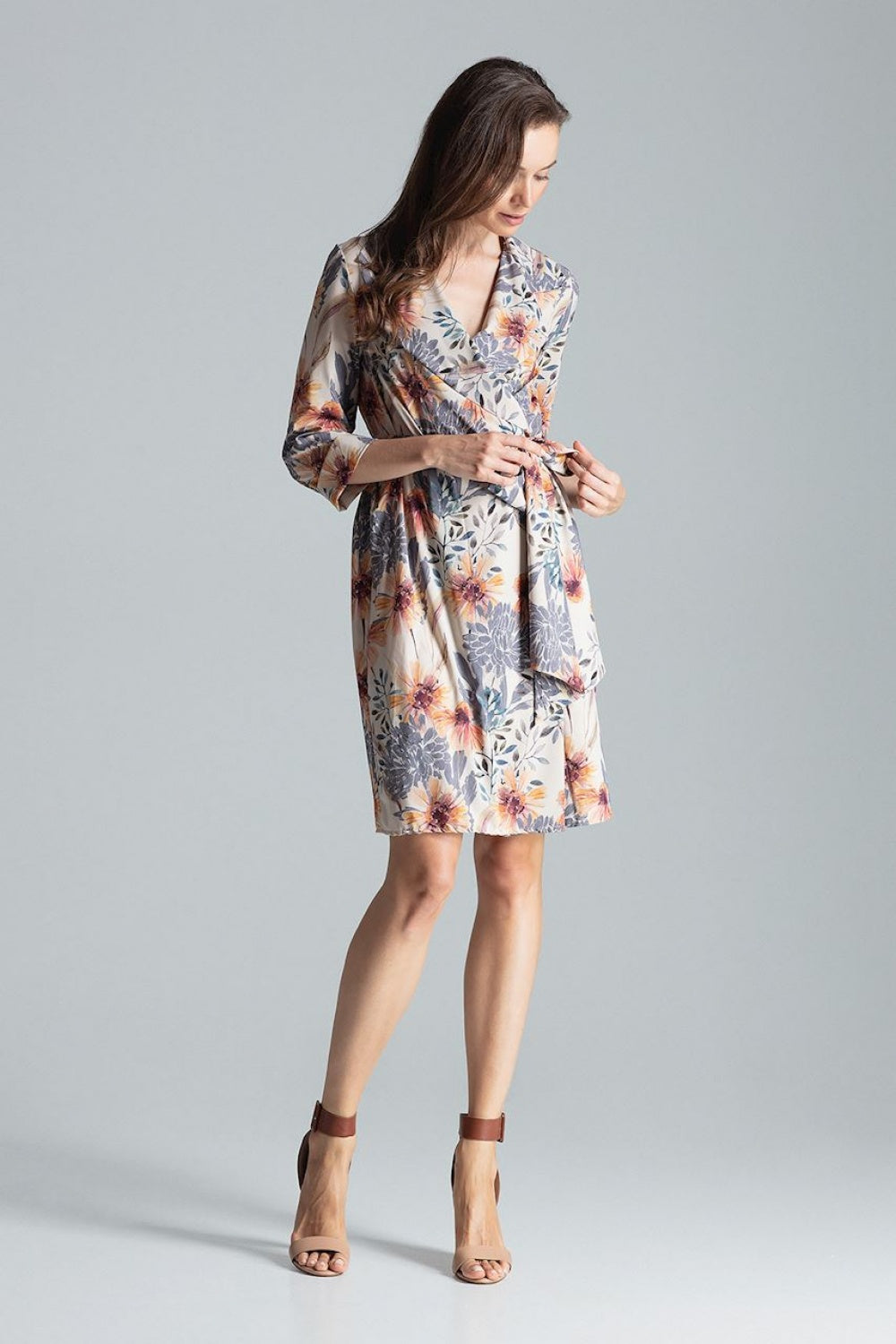 Figl Patterned Loose Fit Dress - view 2