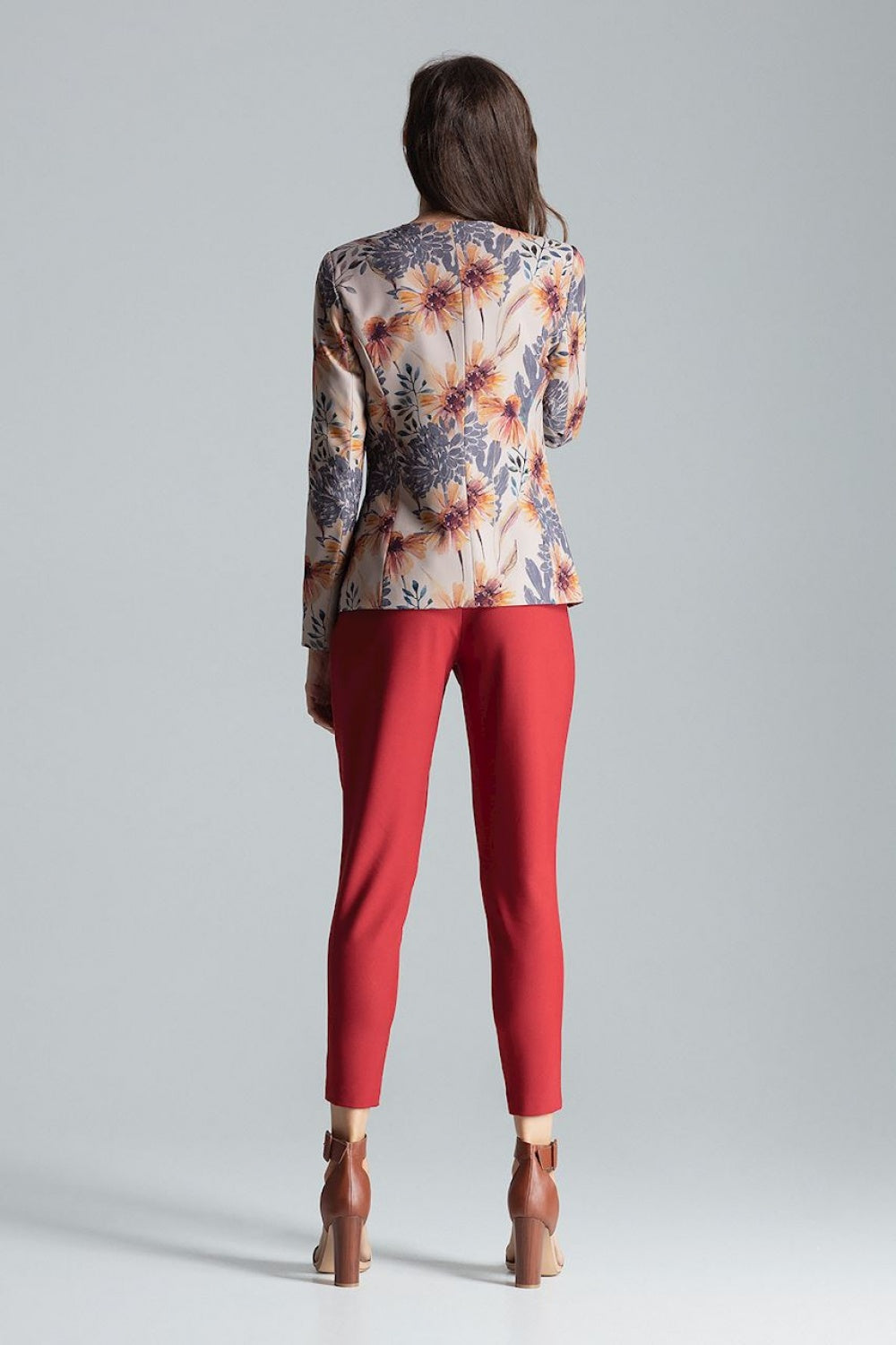 Figl Patterned Polyester Jacket - view 3