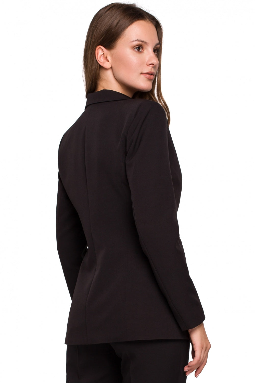 Makover Black Slim Fit Jacket - view 3