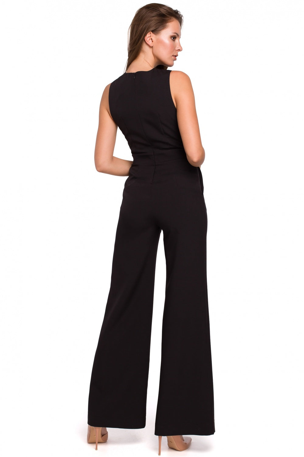 Makover Black Striped Jumpsuit - view 2