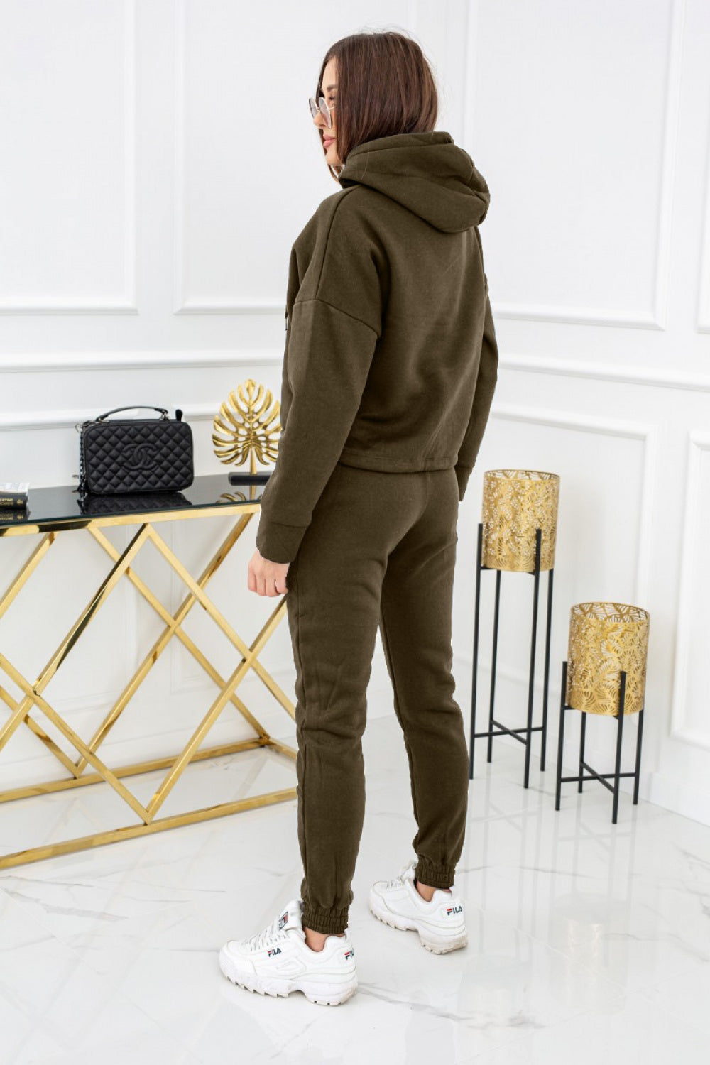 Vittoria Ventini Copacabana Khaki Co-Ord Set - view 2