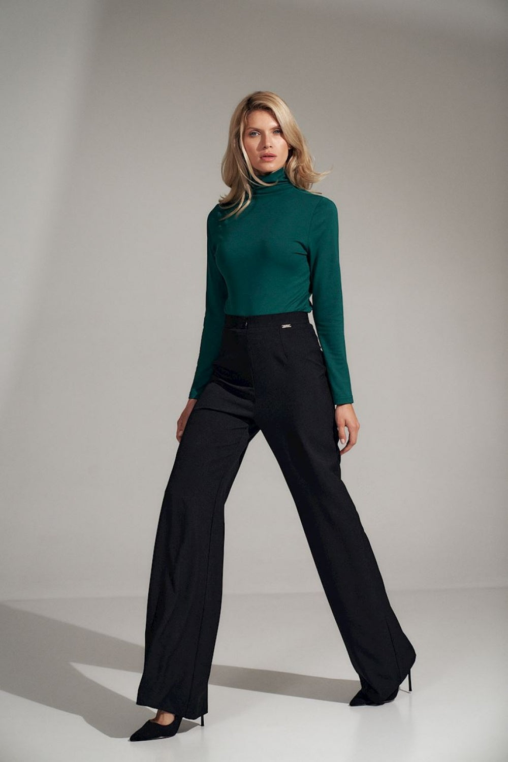 Figl Black Trousers with Pockets - view 2
