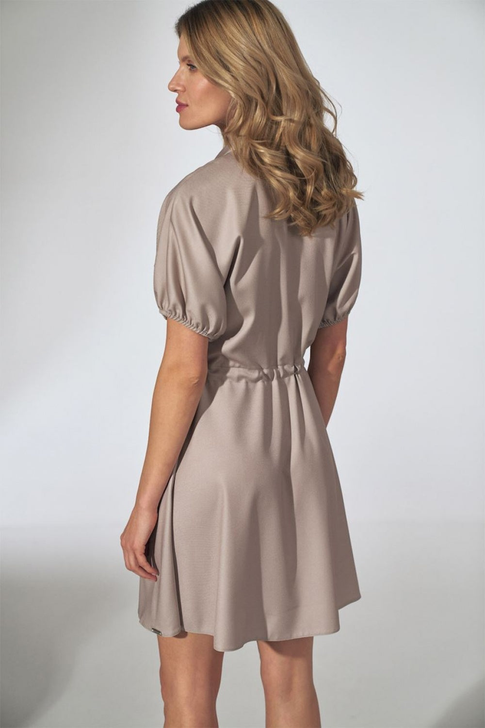 Figl Beige Mini Flared Dress - view 3