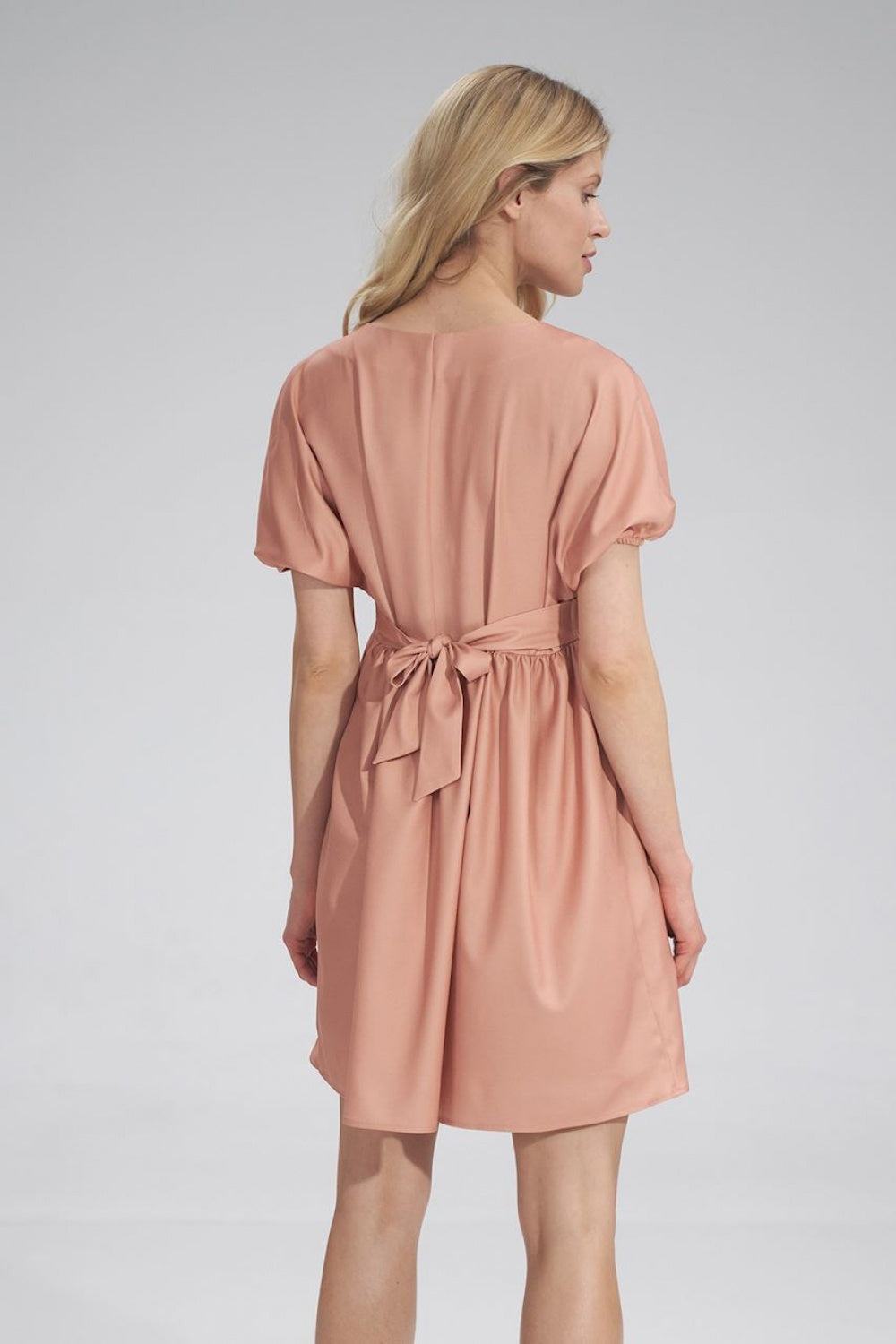 Figl Orange Pleated Dress - view 3