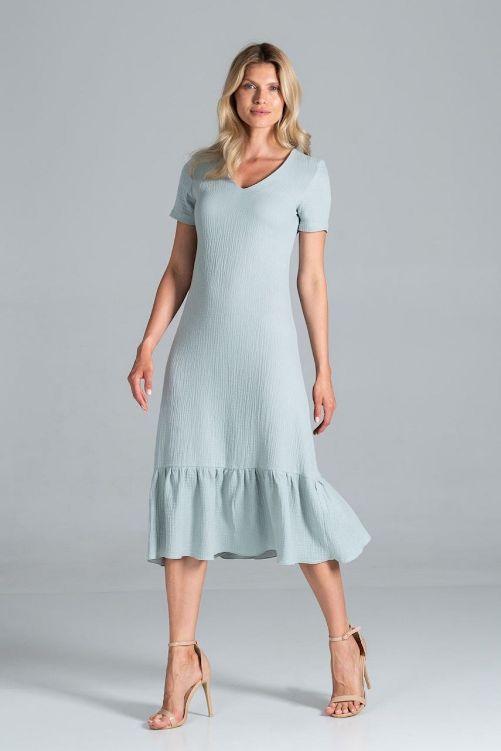 Figl Mint Midi Flared Dress - view 4