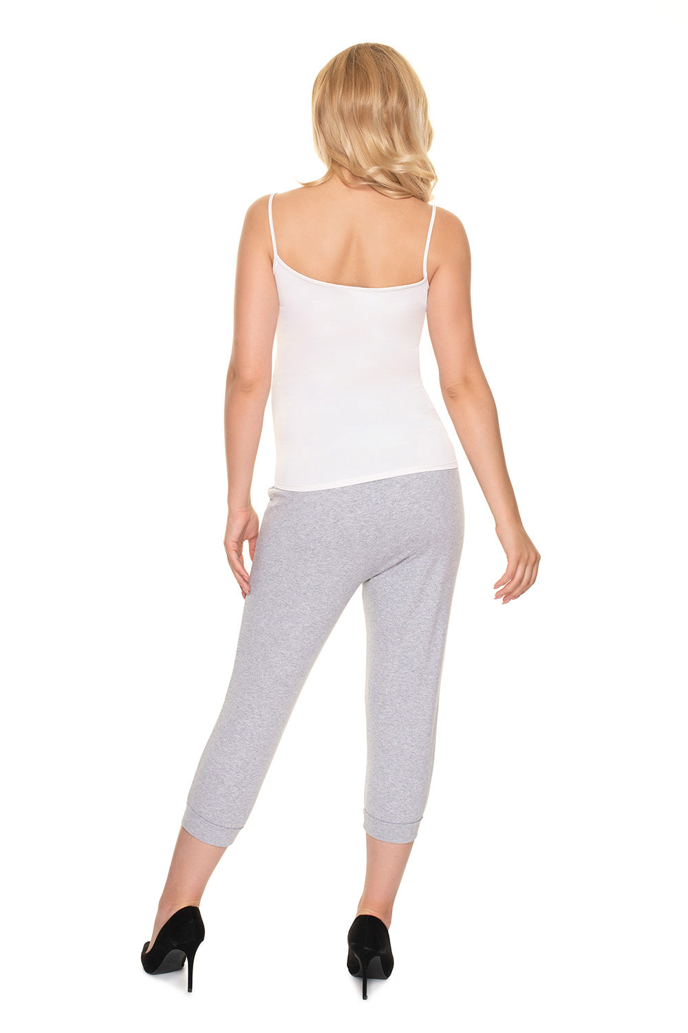 PeeKaBoo Grey Cropped Trousers - view 3