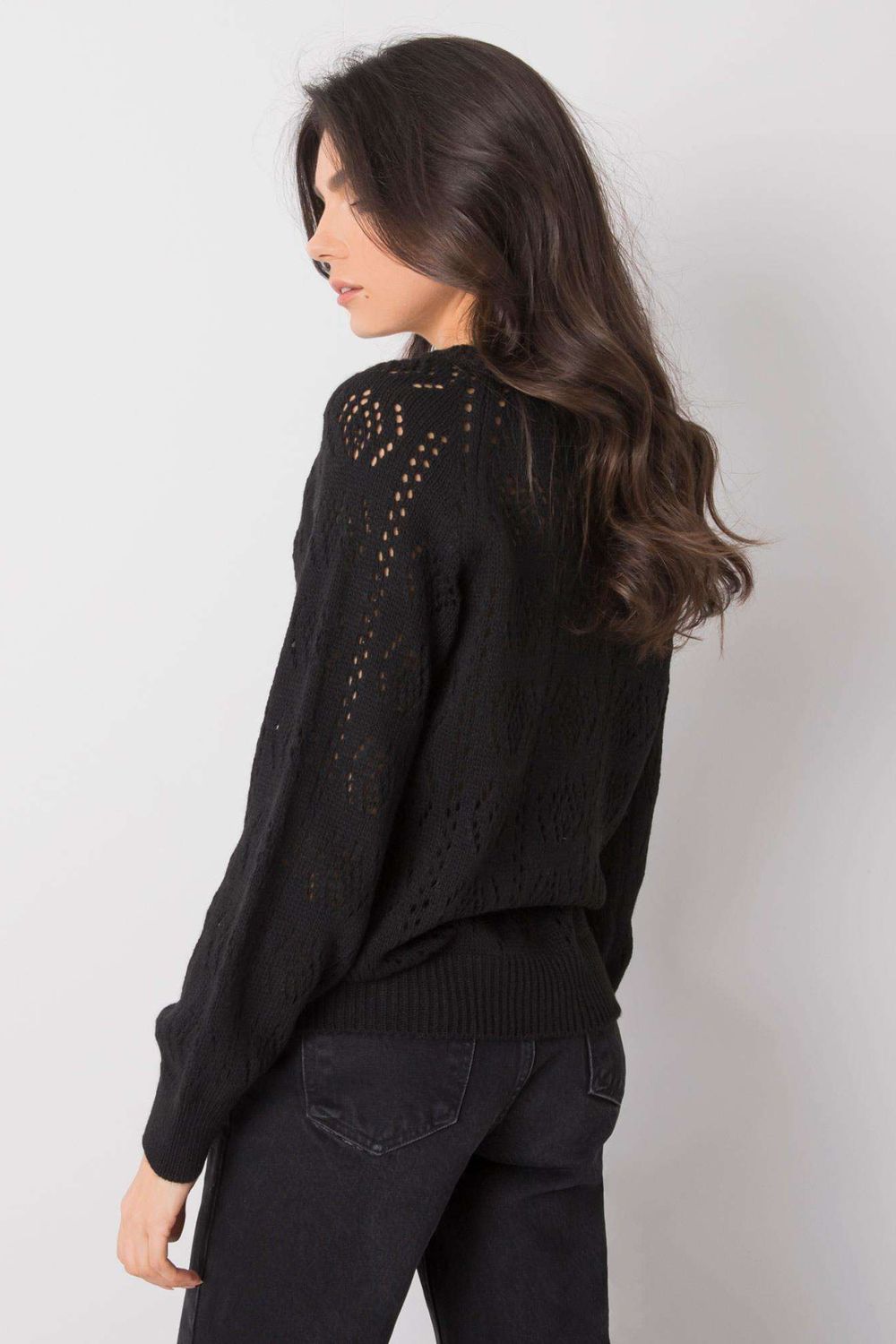 Och Bella Black Long Sleeve Cardigan - view 3