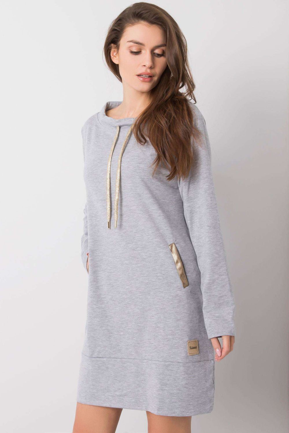 Relevance Grey Long Sleeve Dress - view 2