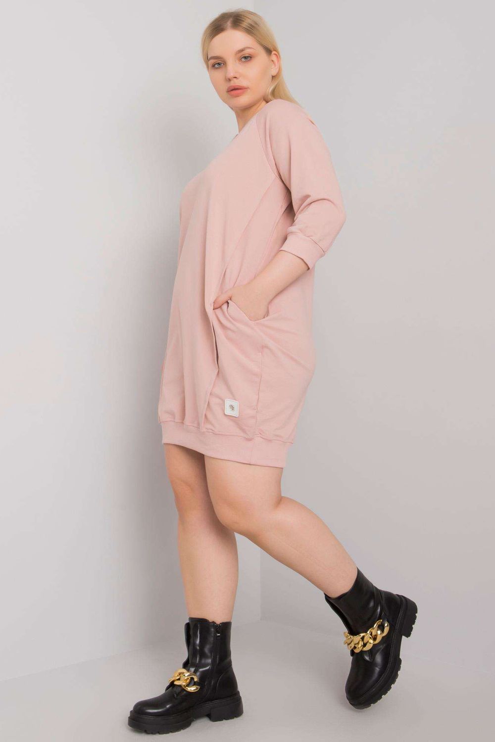 Relevance Dark Pink Dress - view 3