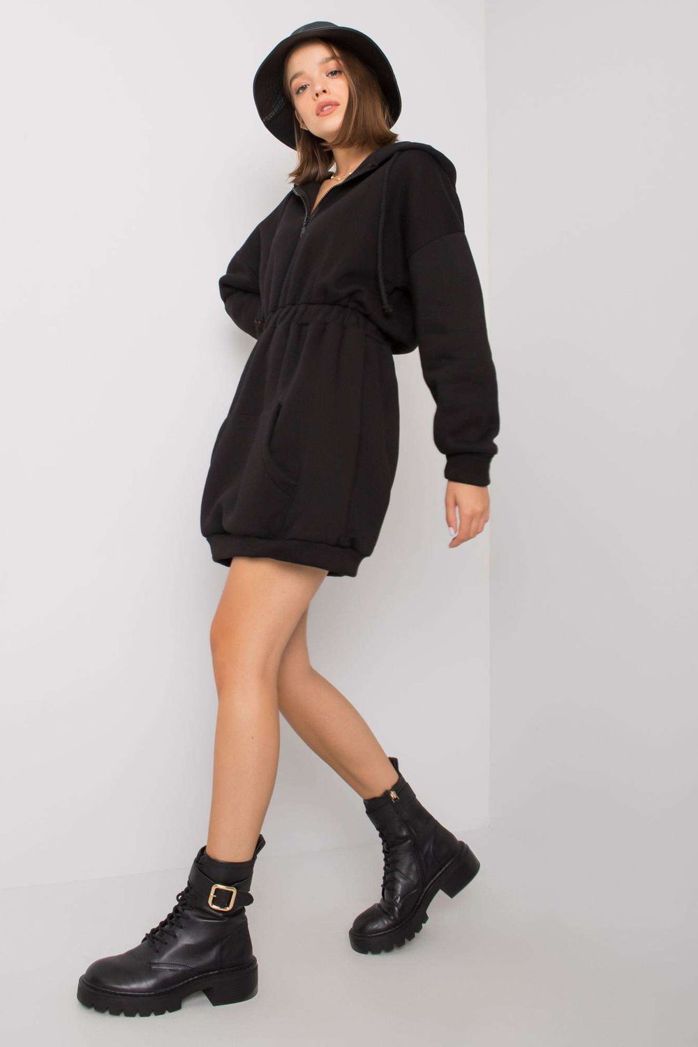 Ex Moda Black Long Sleeve Dress - view 2
